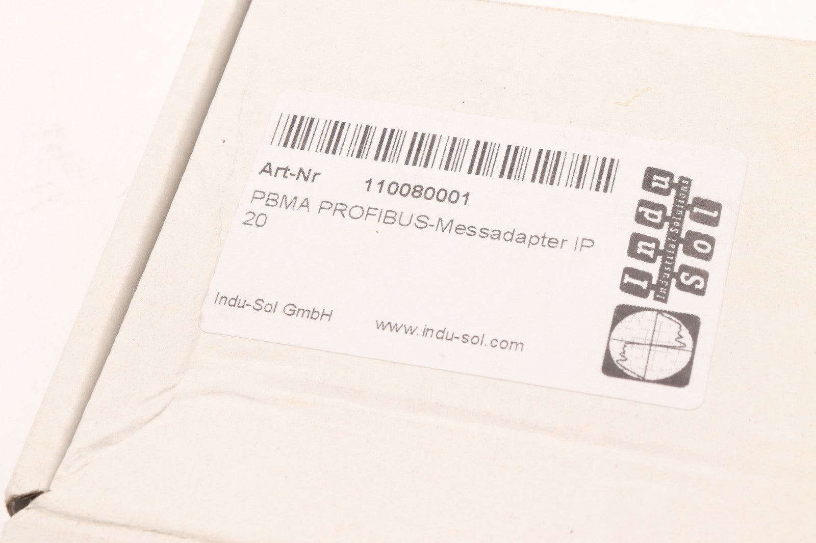 INDU SOL	PBMA PROFIBBUS-MESSADAPTER IP 20	ART NO. 110080001