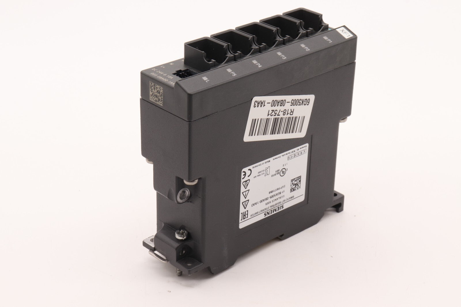 SIEMENS	SIMATIC NET INDUSTRIAL ETHERNET SWITCH SCALANCE X005	6GK5005-0BA00-1AA3