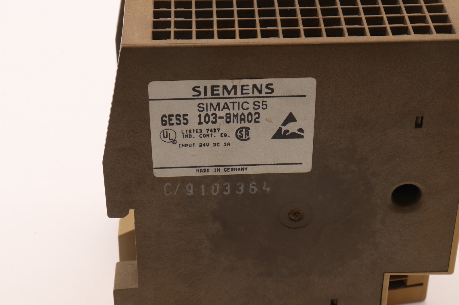 SIEMENS	SIMATIC S5	6ES5103-8MA02