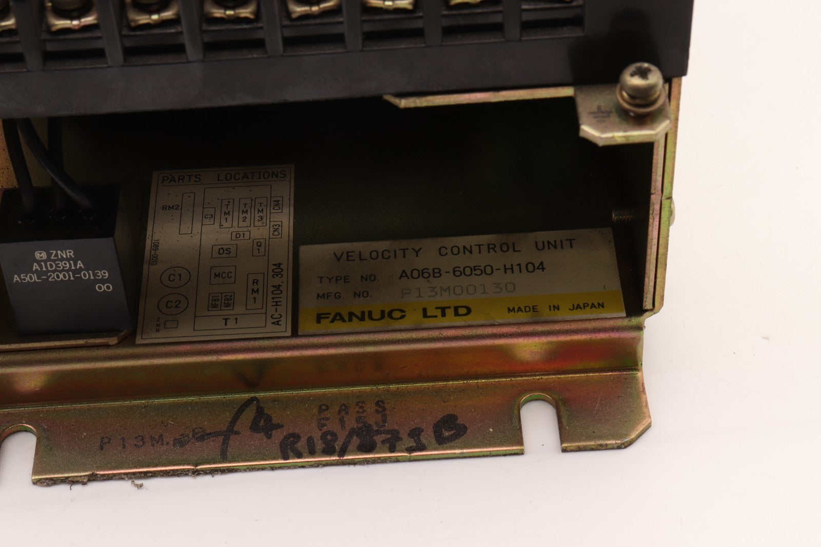 FANUC	  VELOCITY CONTROL UNIT  A06B-6050-H104