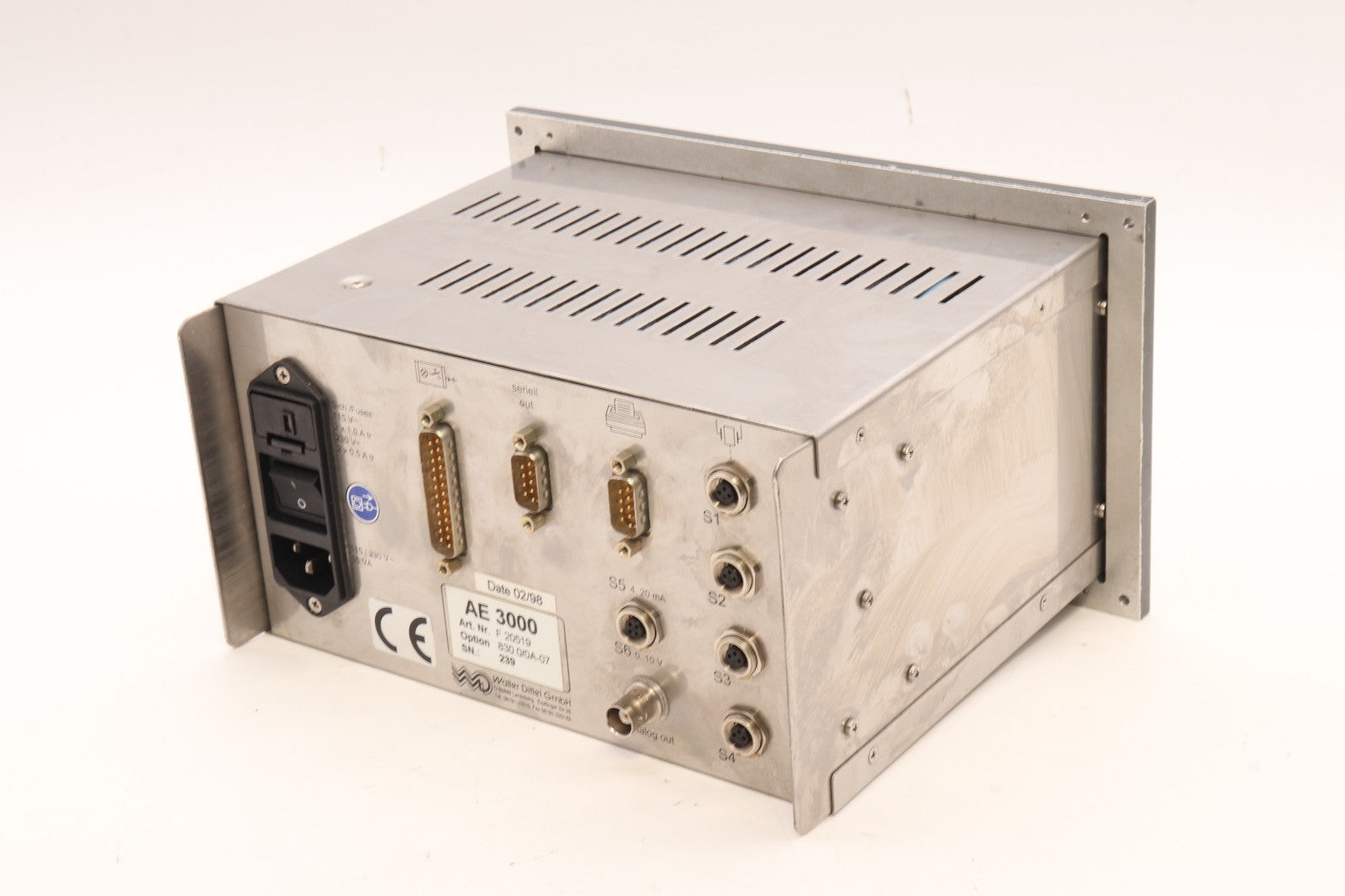 DITTEL	AE3000	F 20519 OPTION 830.0/0A-07