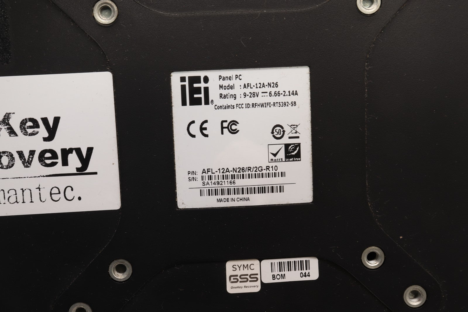 IEI	AFL-12A-N26	PANEL PC