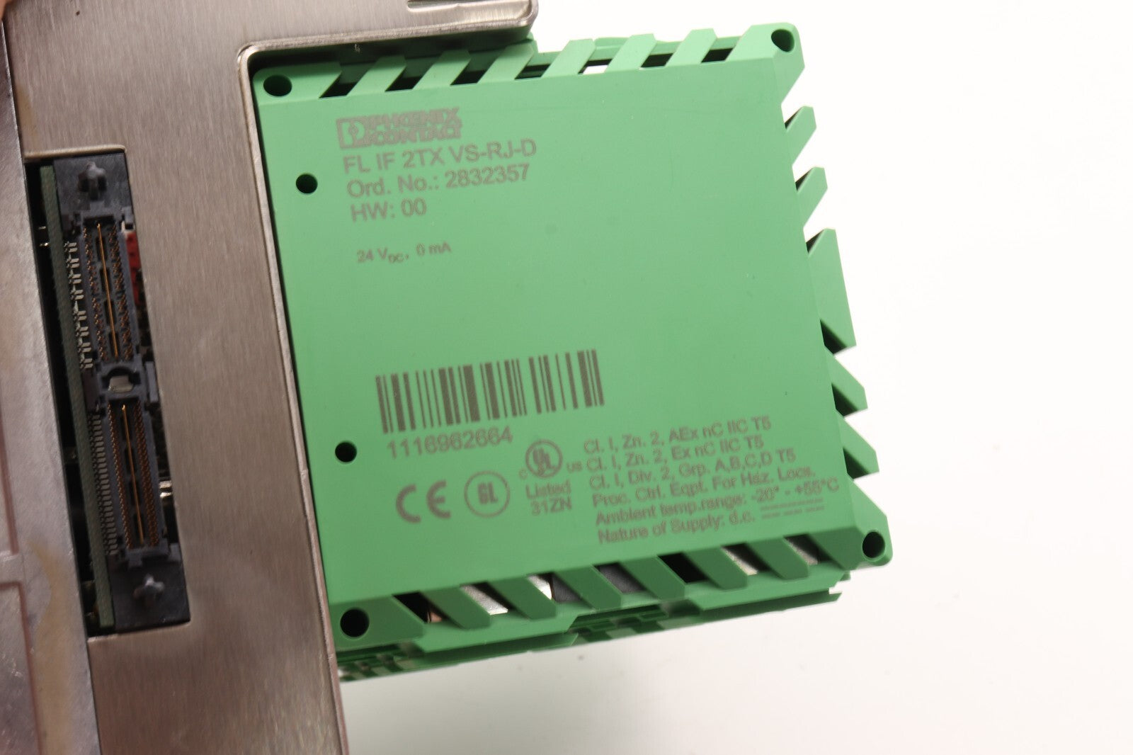 PHOENIX CONTACT	FL FXT +4PCS FL IF 2TX VS-RJ-D	ORD. NO.: 2989307