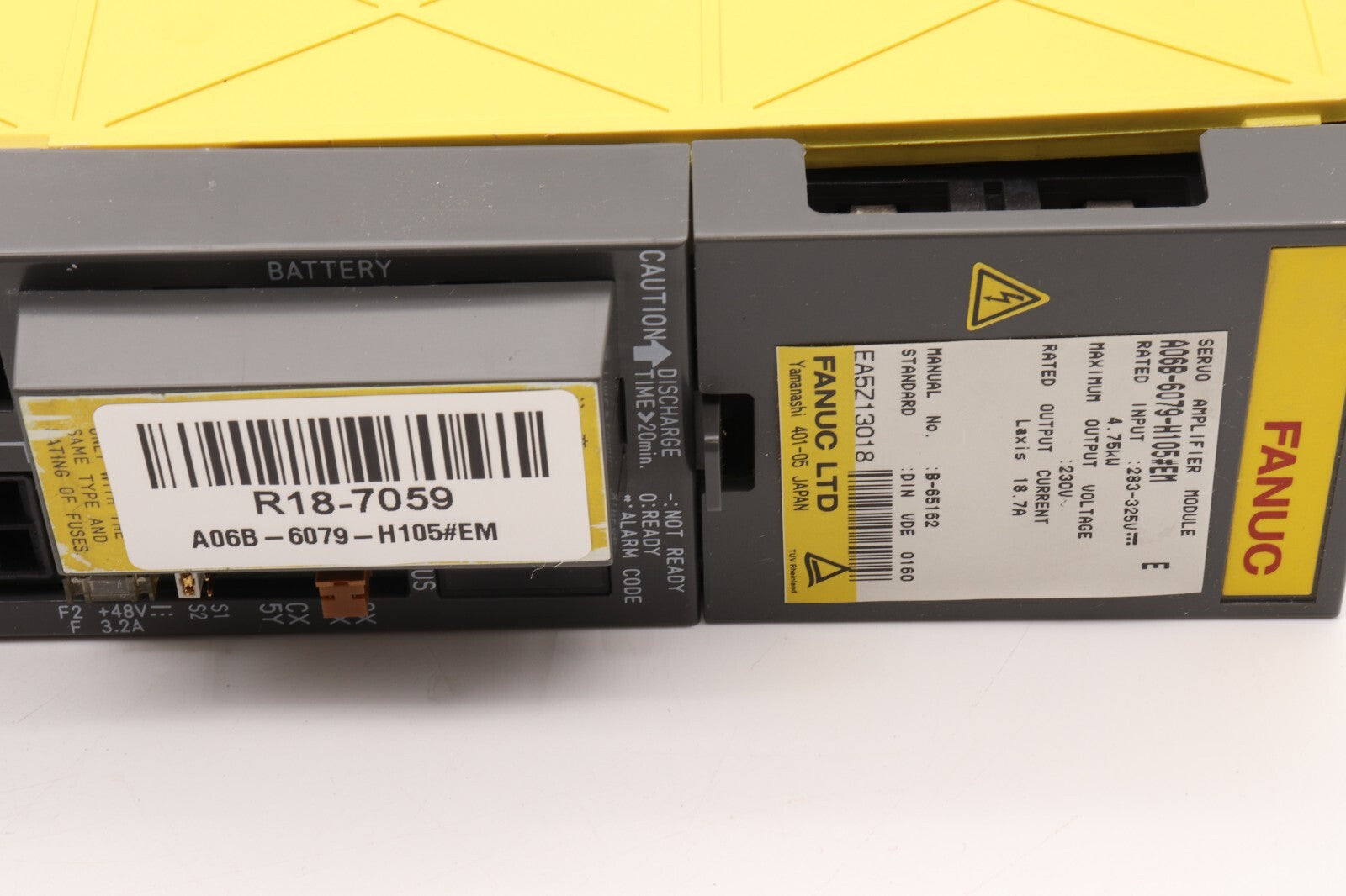 FANUC	SERVO AMPLIFIER MODULE A06B-6079-H105#EM