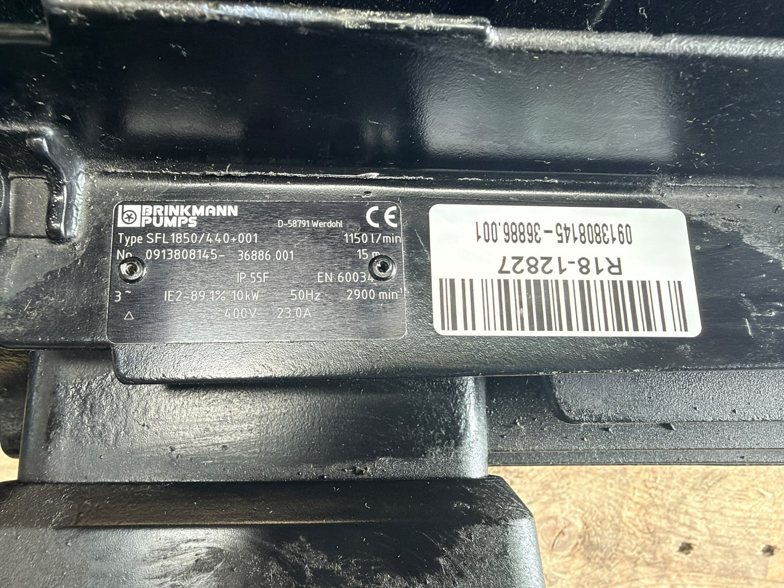 BRINKMANN PUMPS	TYPE SFL1850/440+001	0913808145-36886.001