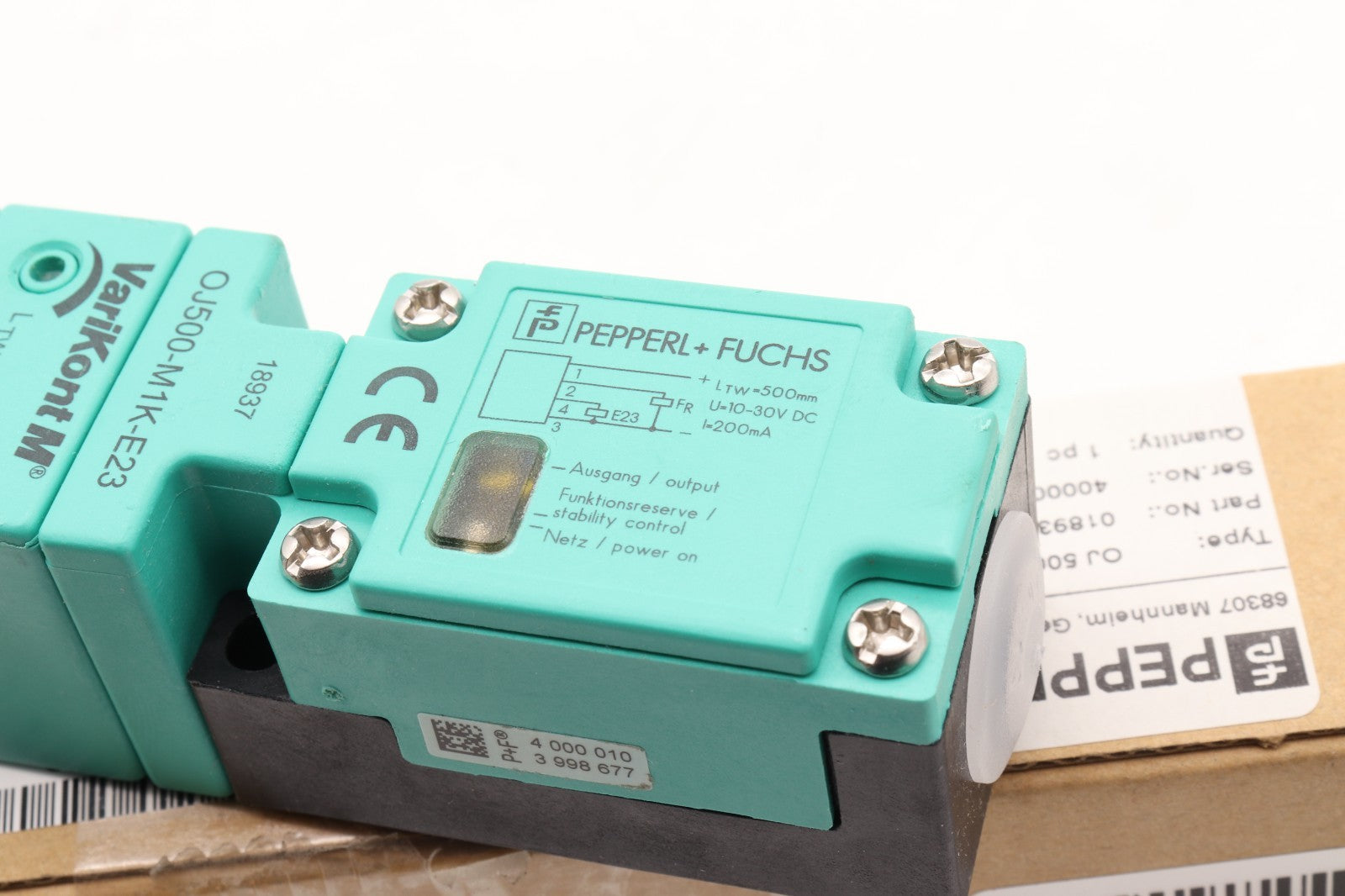 PEPPERL+FUCHS	0J 500-M1K-E23	18937