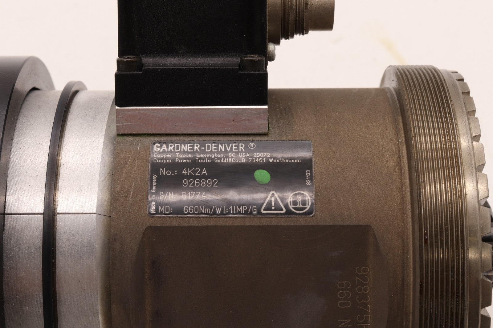 GARDNER DENVER	NO: 4K2A  926892