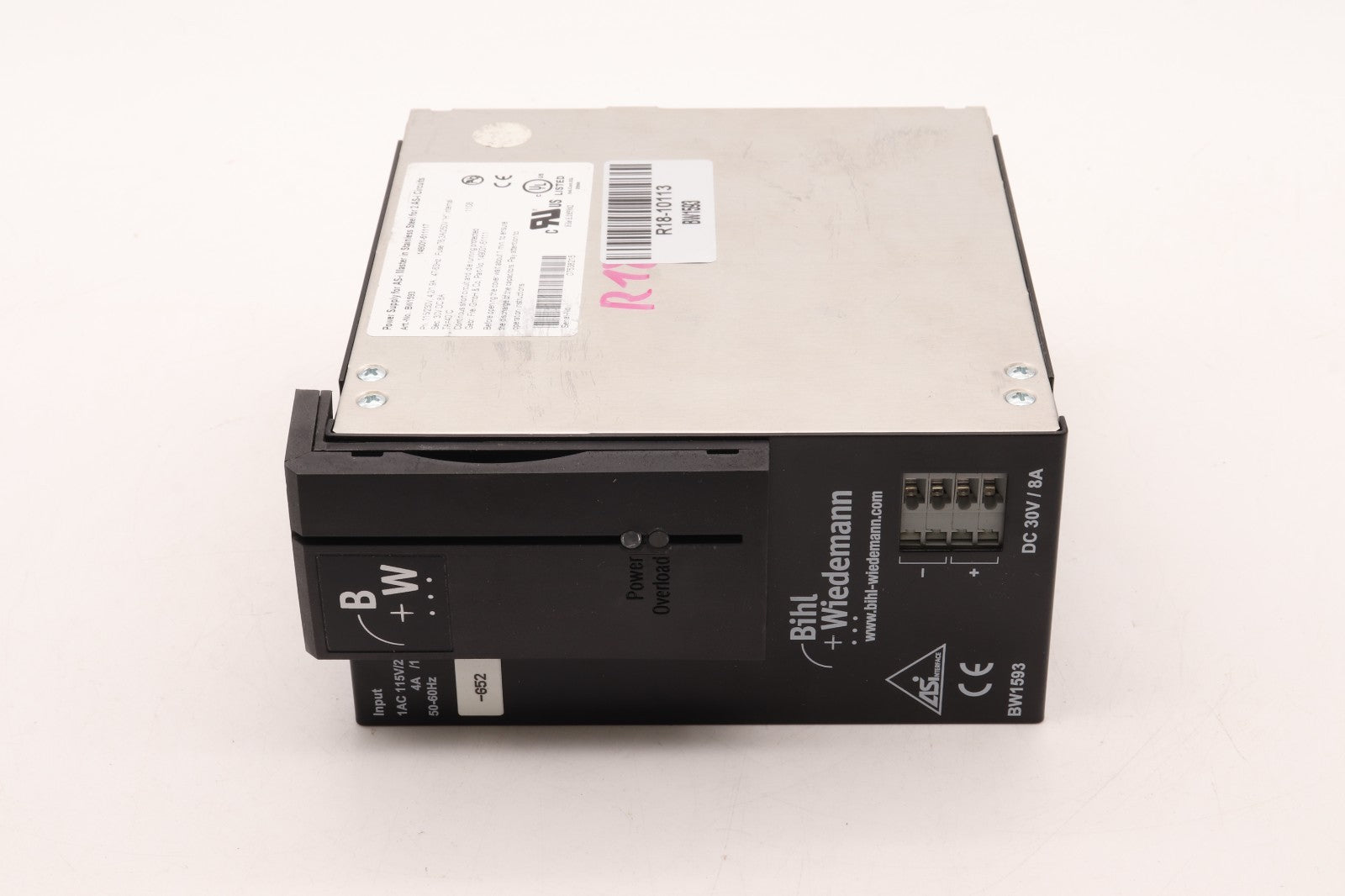 BIHL WIEDEMANN	P.S. FOR AS-I MASTER IN STAINLESS STEEL FOR A AS-I CIRCUIT BW1593