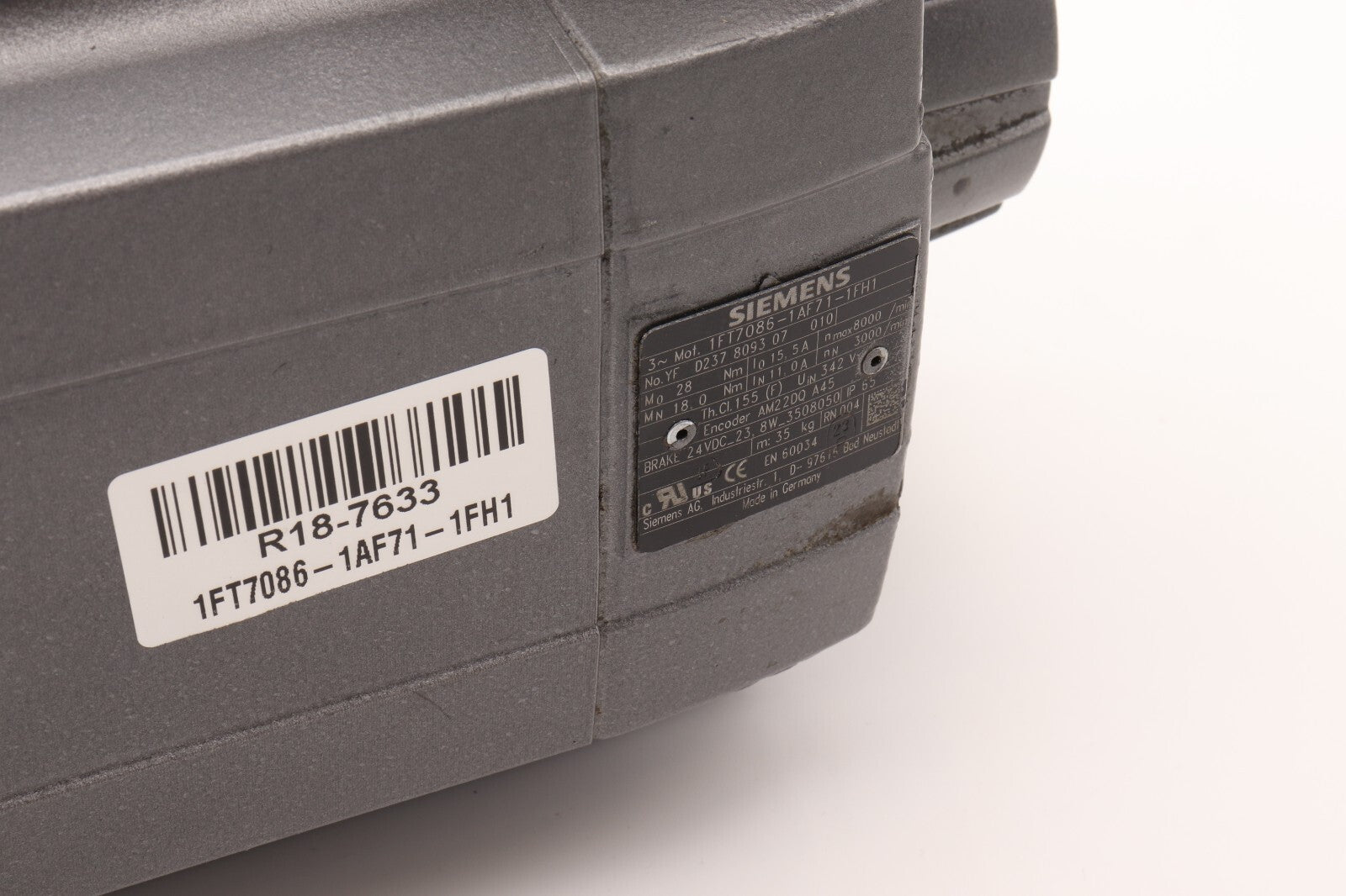 SIEMENS	4 PHASE MOTOR	1FT7086-1AF71-1FH2