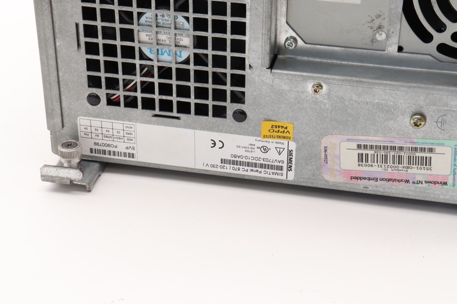 Siemens SIMATIC PANEL PC 870  V6AV7703-2DC10-0AB0