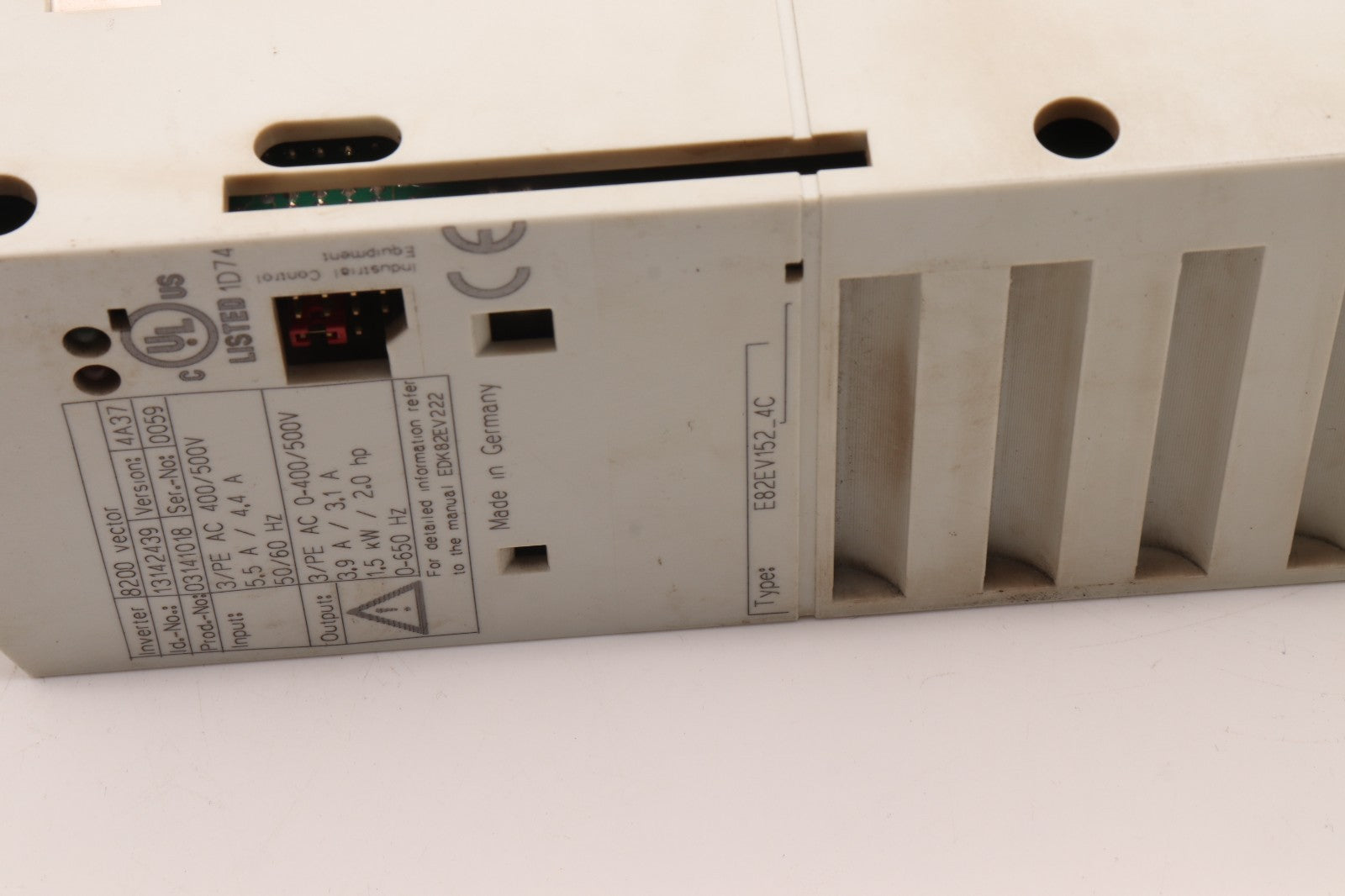 LENZE	INVERTER 8200 VECTOR	E82EV152 4C