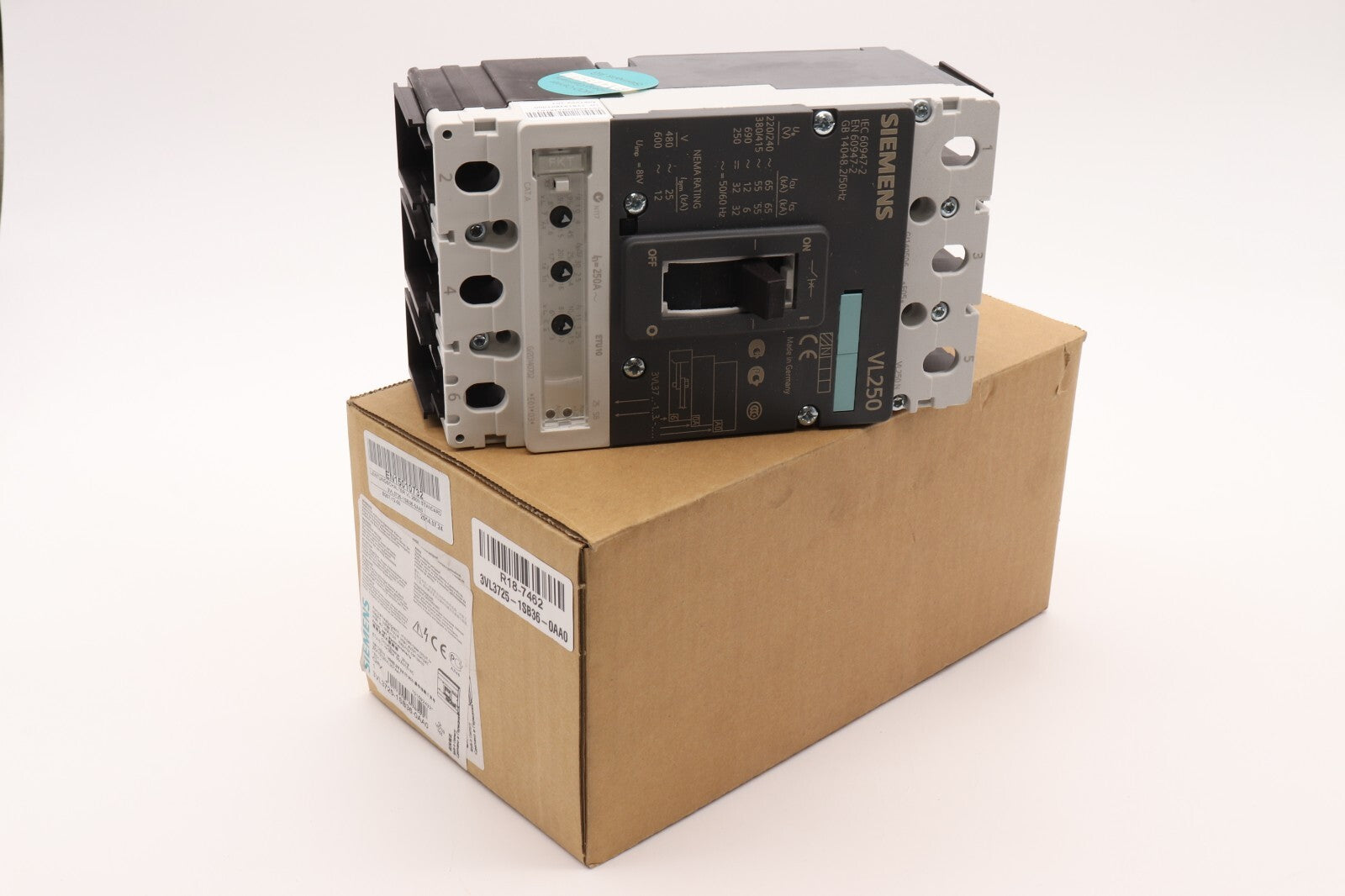 SIEMENS	MOLDED-CASE CIRCUIT BOARD	3VL3725-1SB36-0AA0
