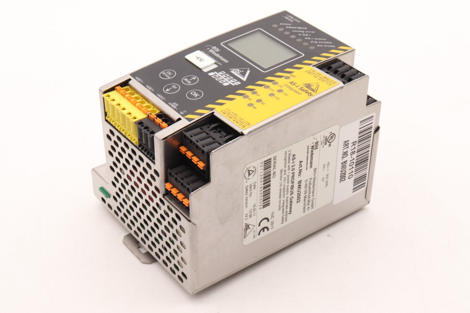 BIHL WIEDEMANN	AS-I 3.0 PROFIBUS GATEWAY	ART.NO. BWU2002