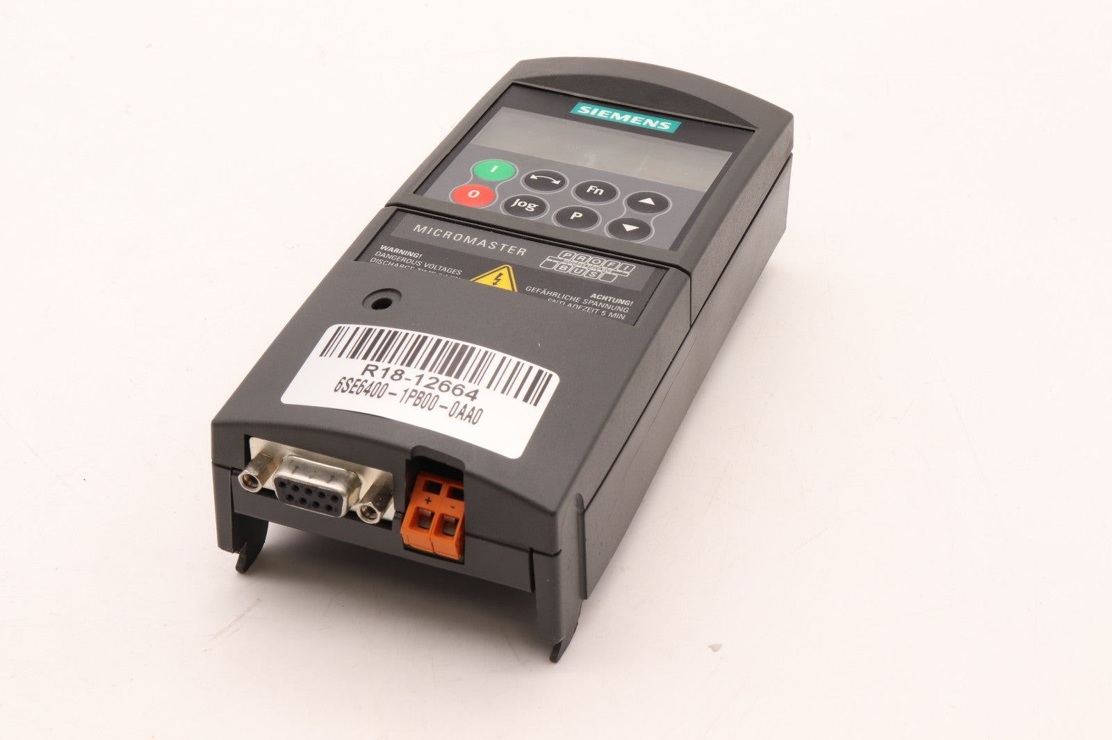 SIEMENS	MICROMASTER OP PANEL 6SE6400-0BP00-0AA0	+ MODULE 6SE6400-1PB00-0AA0