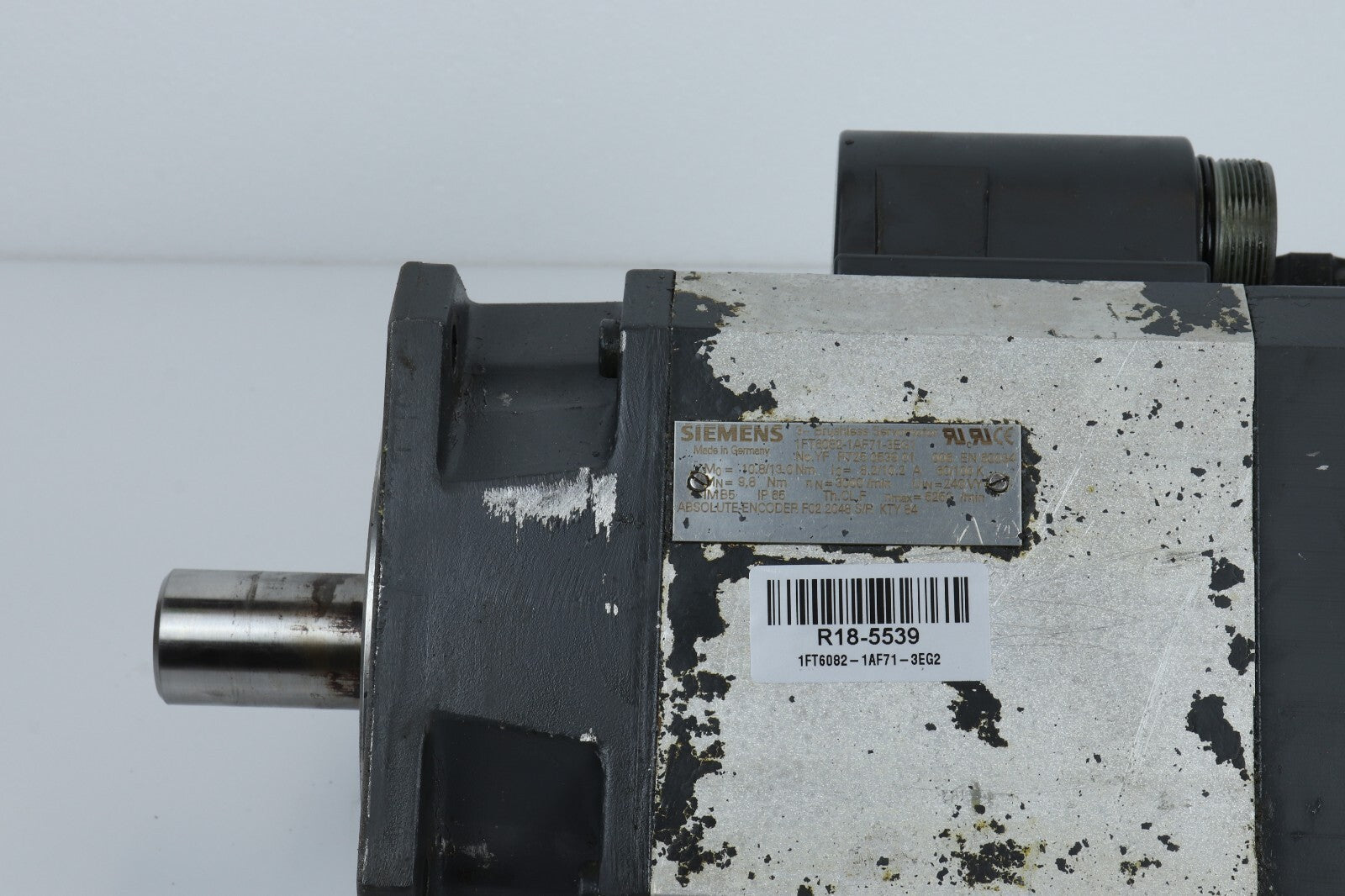 SIEMENS PERMANENT MAGNET MOTOR 1FT6082-1AF71-3EG2