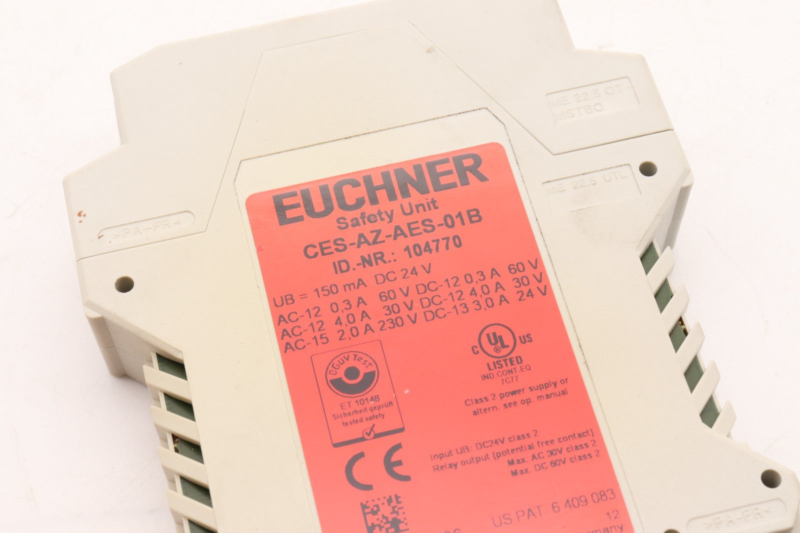 EUCHNER	SAFETY UNIT	CES-AZ-AES-01B