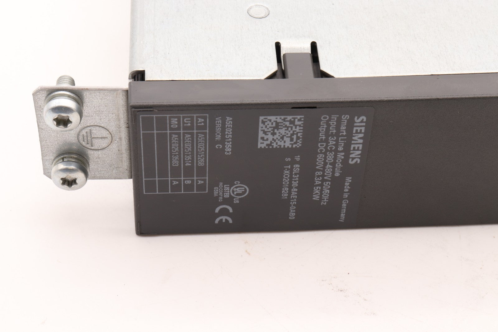 SIEMENS SMART LINE MODULE 6SL3120-6AE15-0AB0