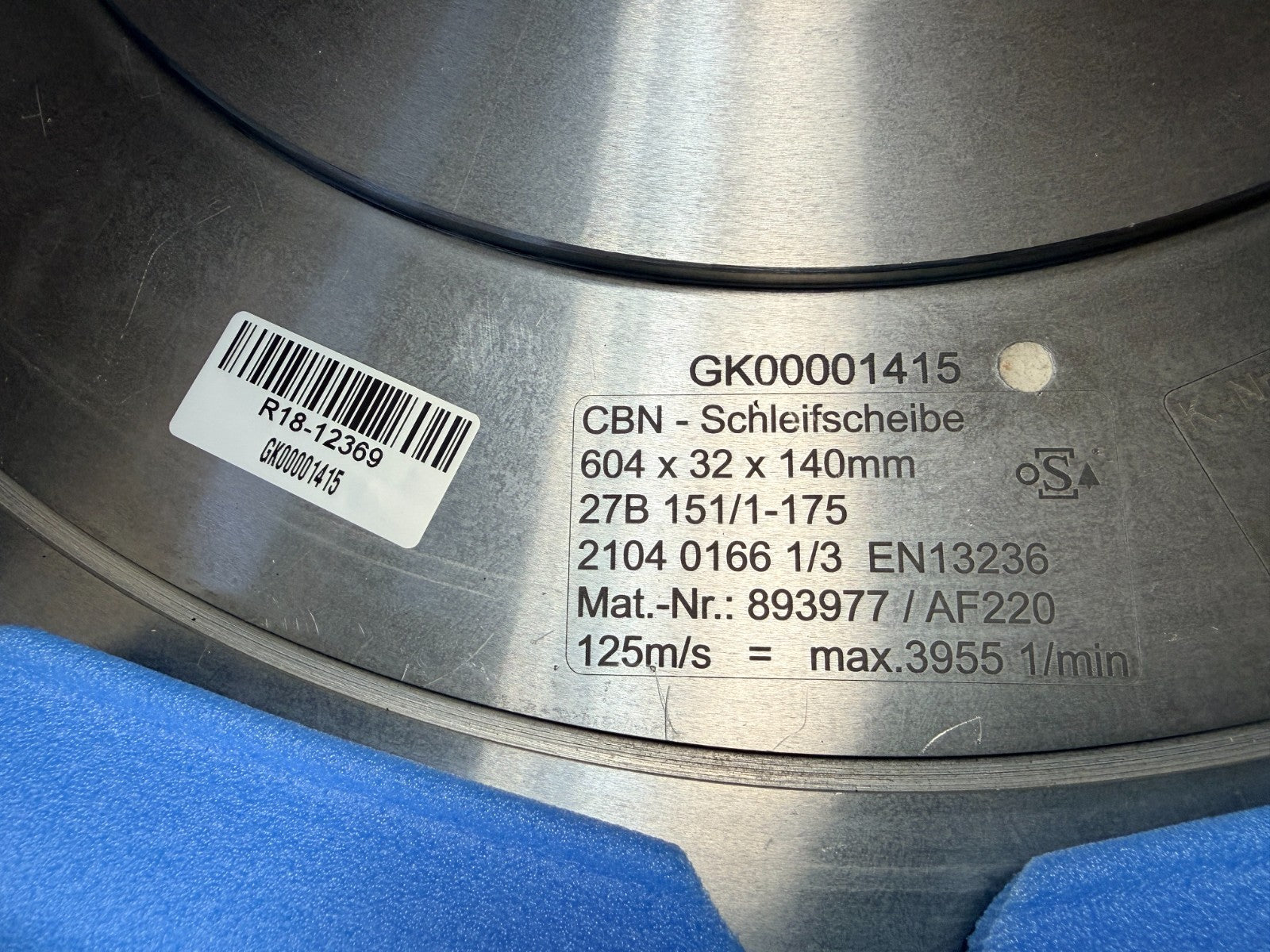 KREBS & RIEDEL	GK00001415 MAT NO. 893977/AF220