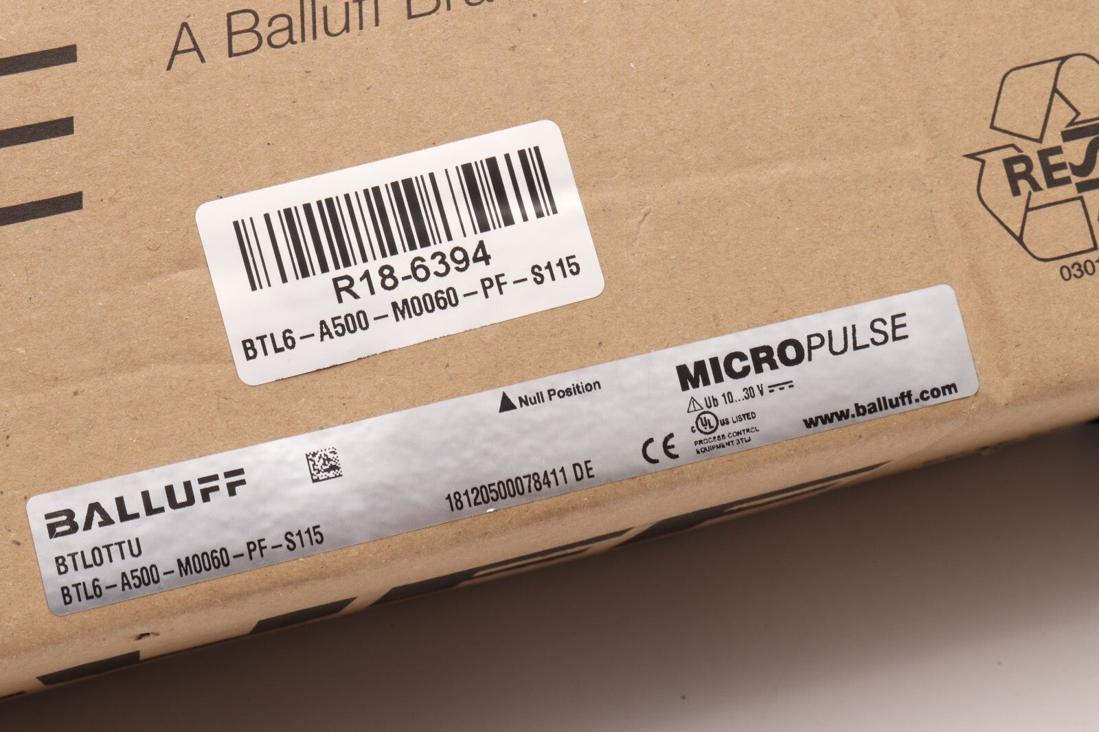 BALUFF MICROPULSE BTL0TTU BTL6-A500-M0060-PF-S115