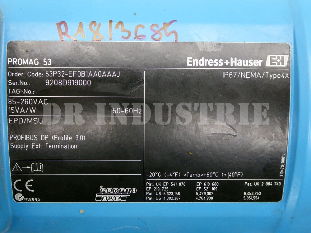 Endress+ Hauser  program 53  53p32-ef0b1aa0aaaj