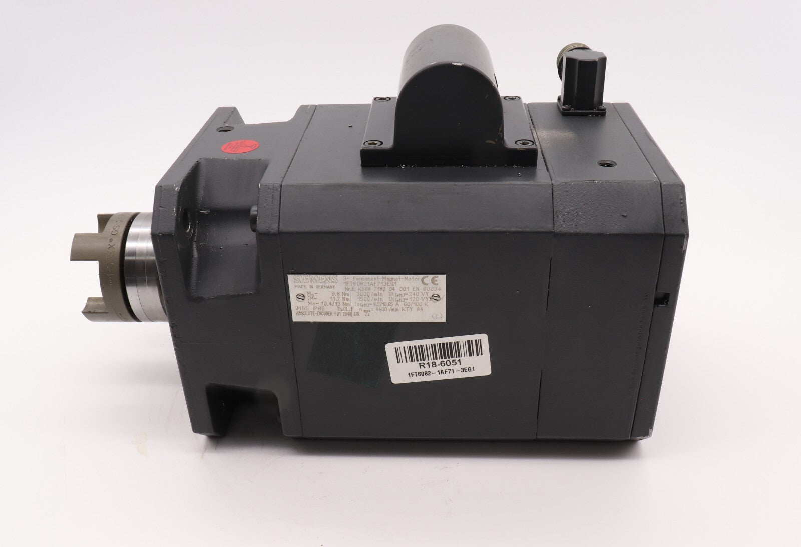 SIEMENS 3 PHASE ELECTRO MAGNET MOTOR 1FT6082-1AF71-3EG1