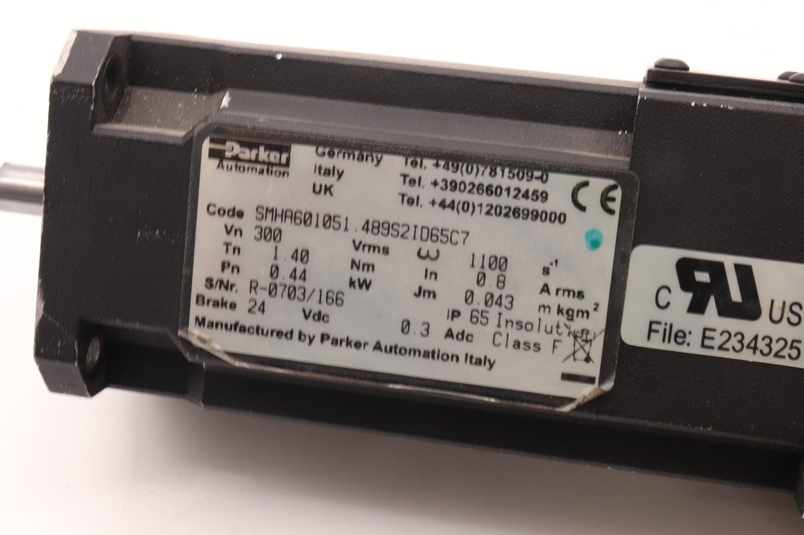 PARKER	SMHA601051	489S2ID65C7
