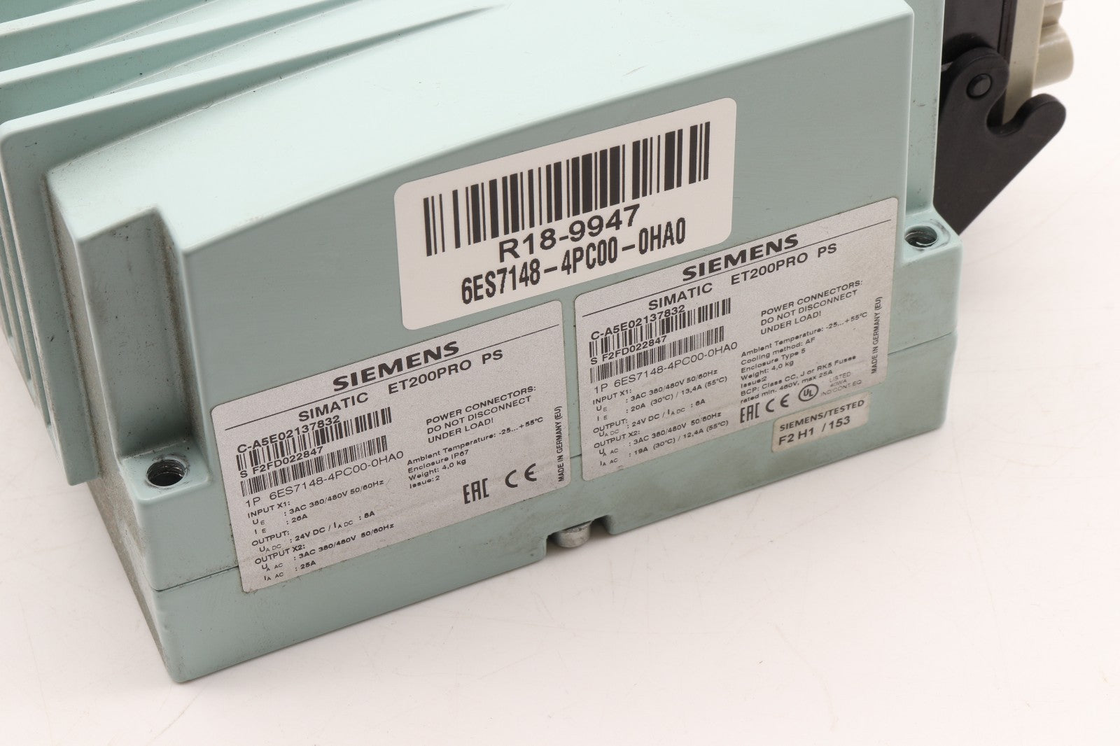 SIEMENS SIMATIC ET200PRO PS 6ES7148-4PC00-0HA0