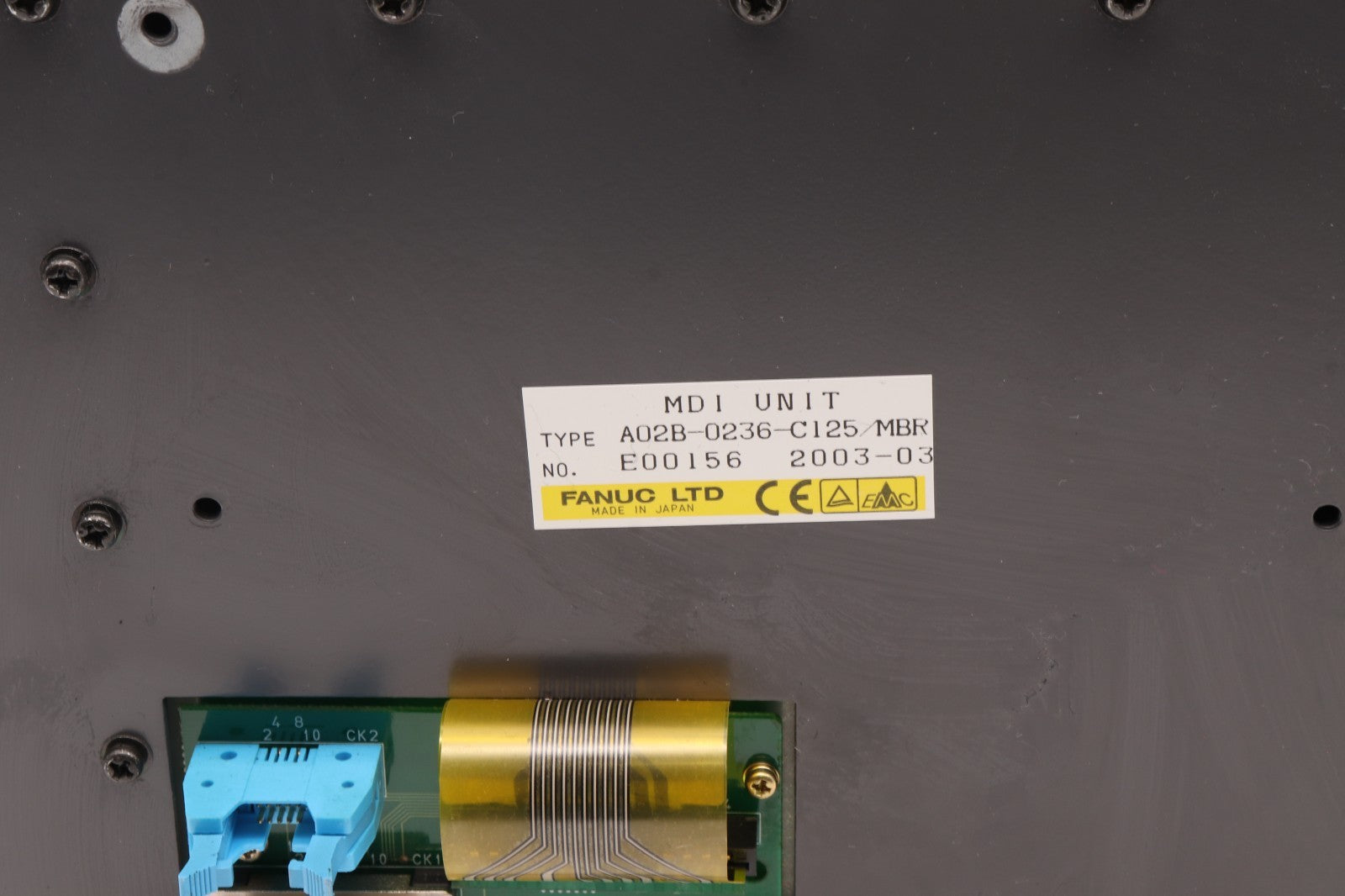 FANUC	  MDI UNIT	A02B-0236-C125/MBR