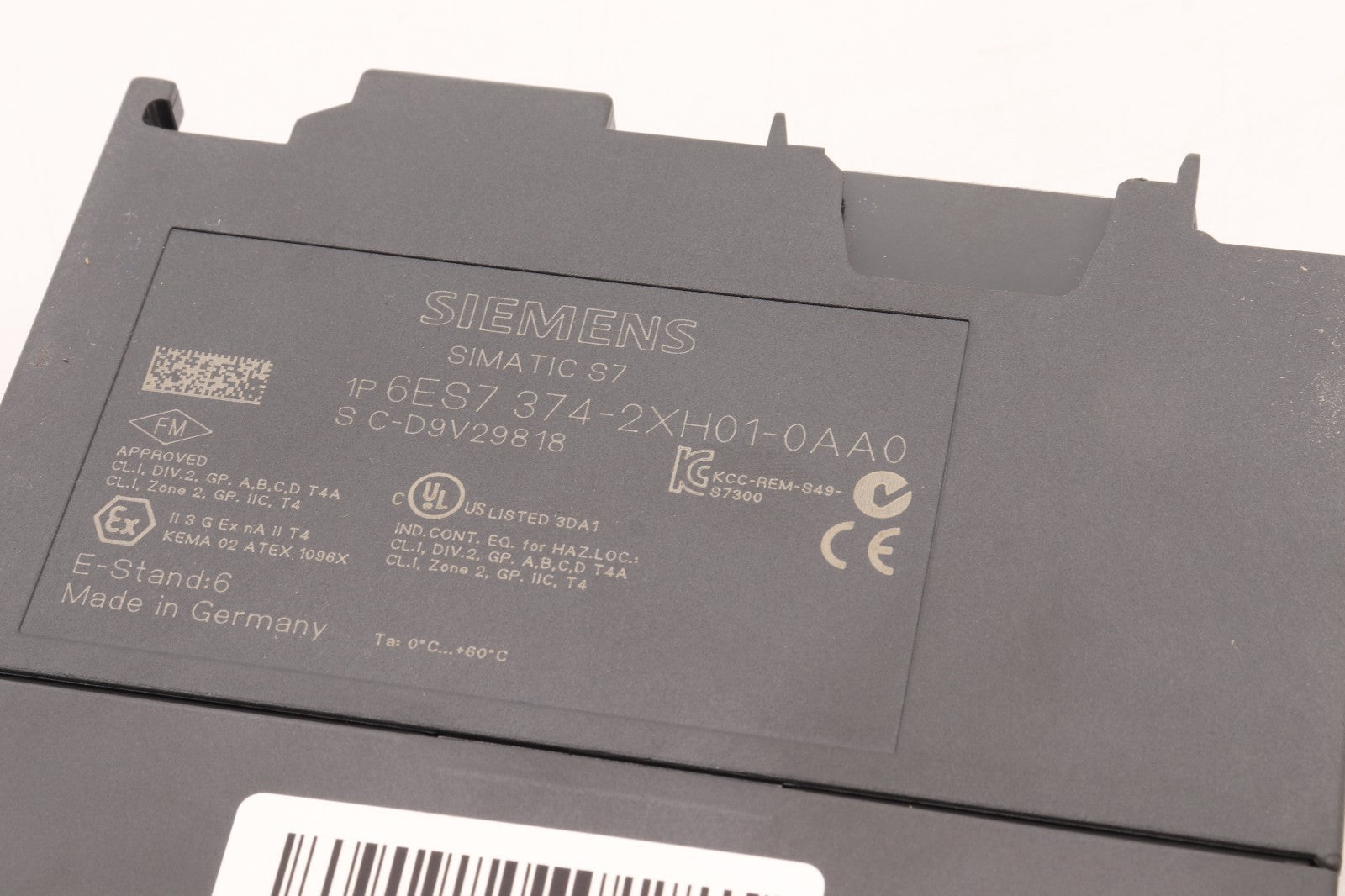 SIEMENS SIMATIC S7 6ES7374-2XH01-0AA0