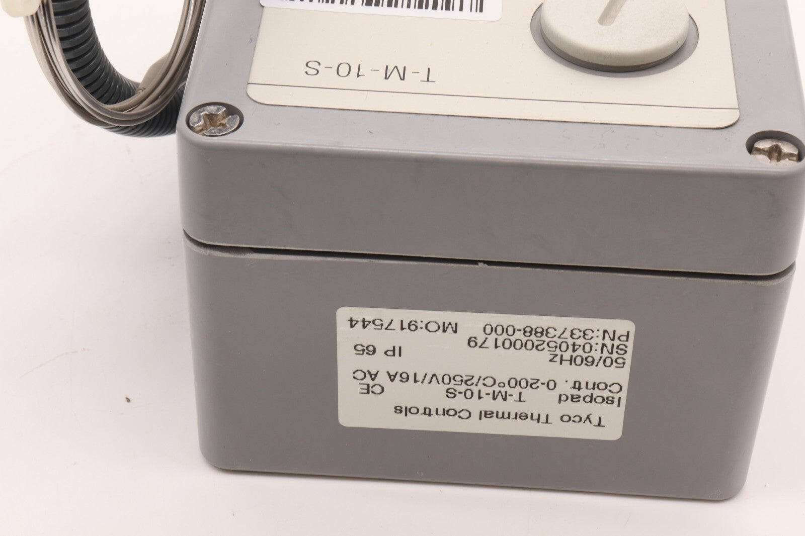DIGITRACE TYCO THERMAL CONTROLS T-M-10-S