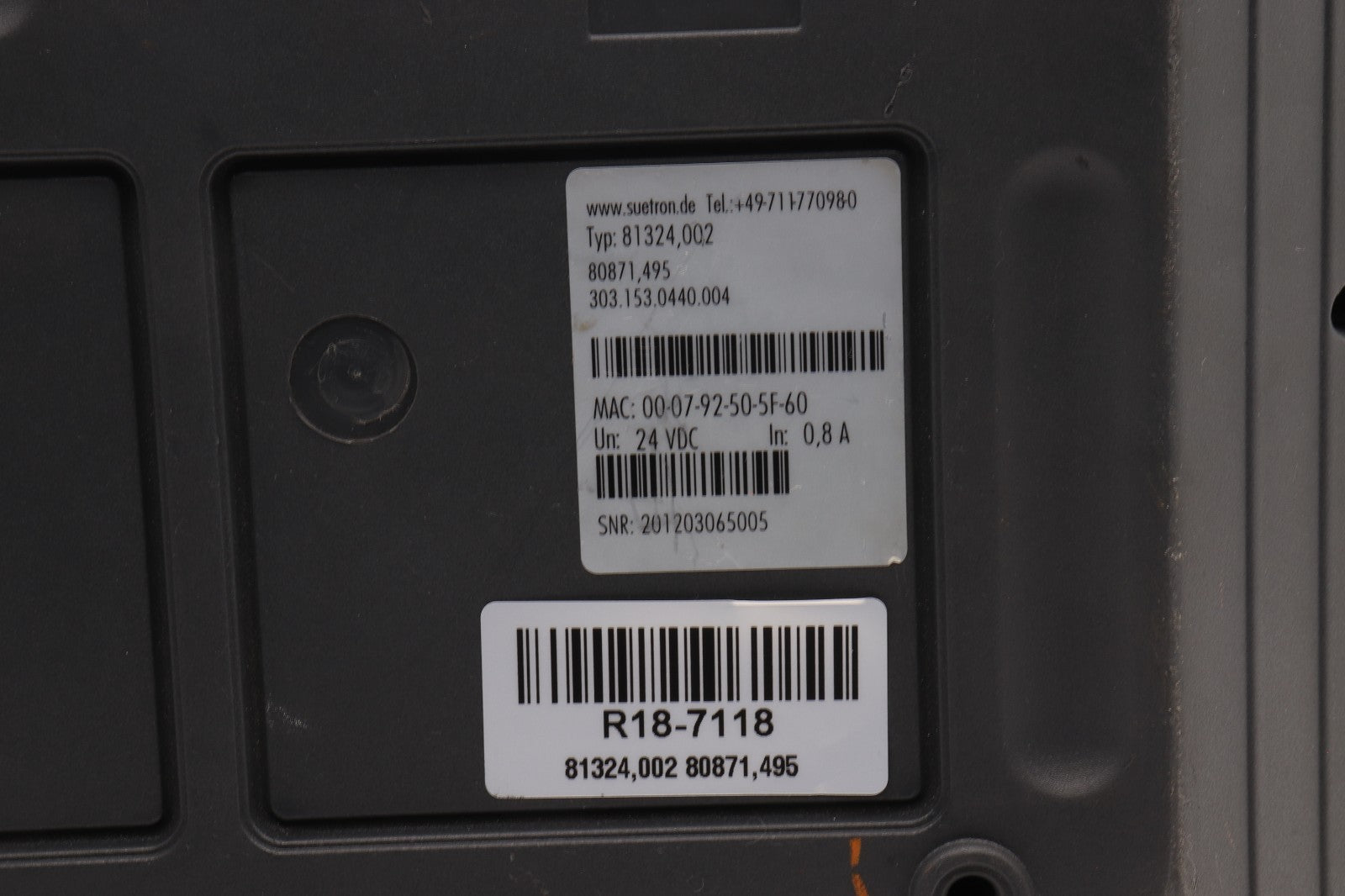SUETRON	MOBILE PANEL 303.153.0440.004	81324,002 80871,495