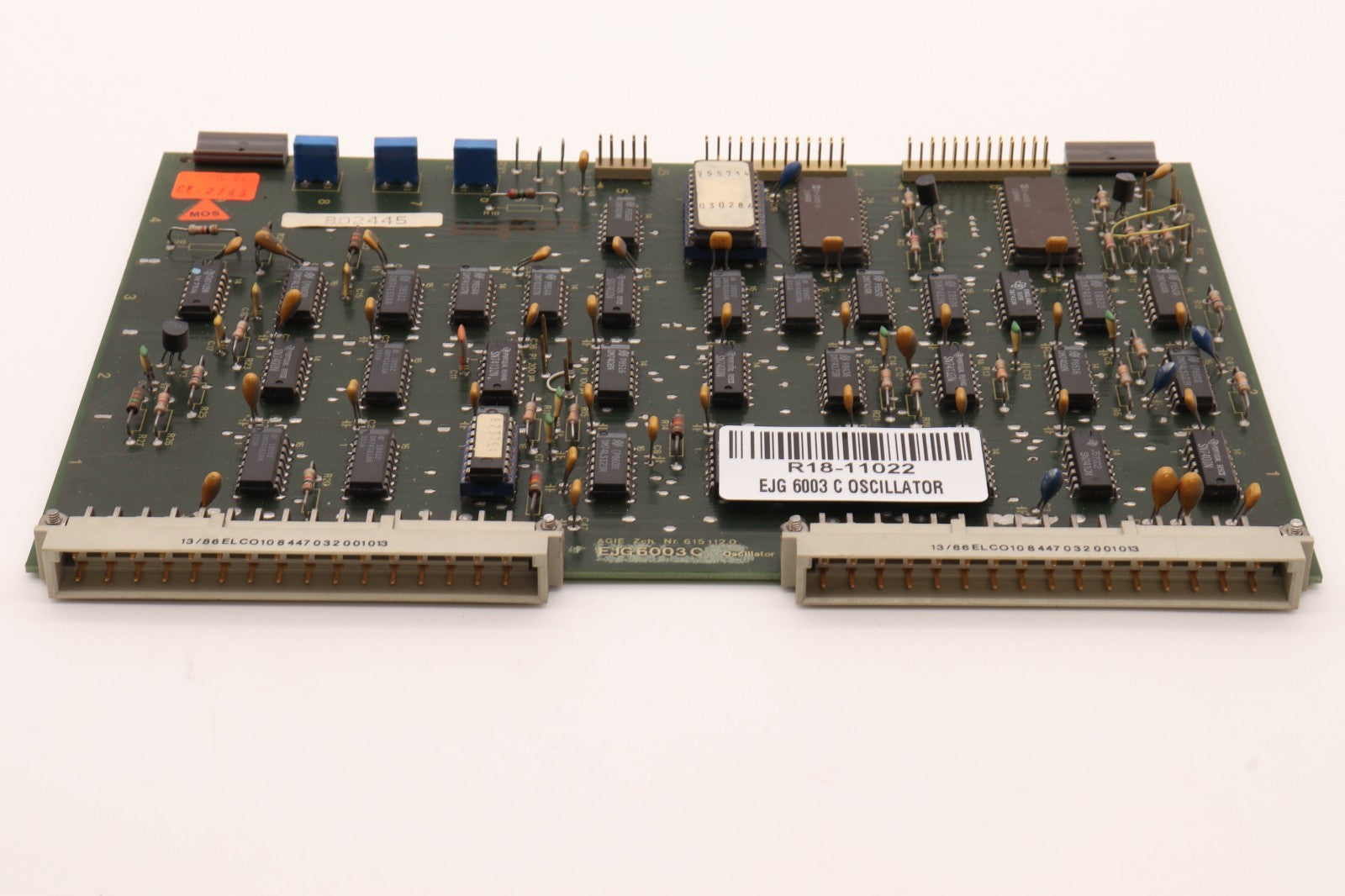 AGIE	NR. 615.112.0	EJG 6003 C OSCILLATOR