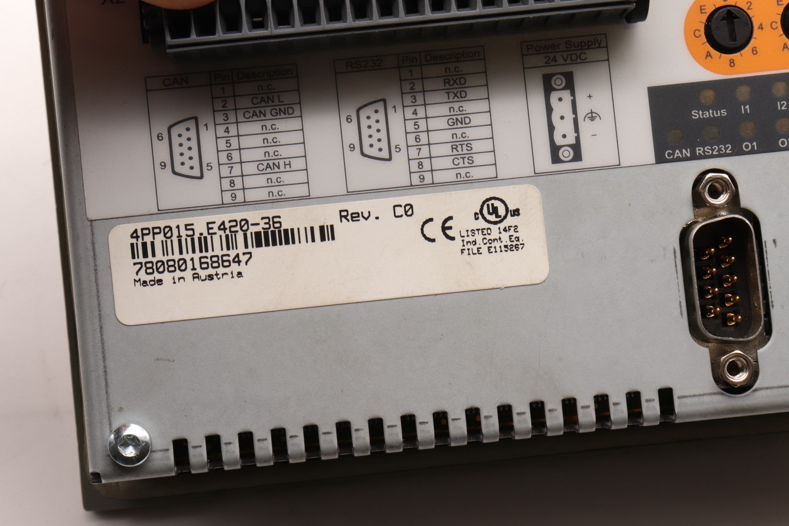 B&R  POWER PANEL PP15	4PP015.E420-36