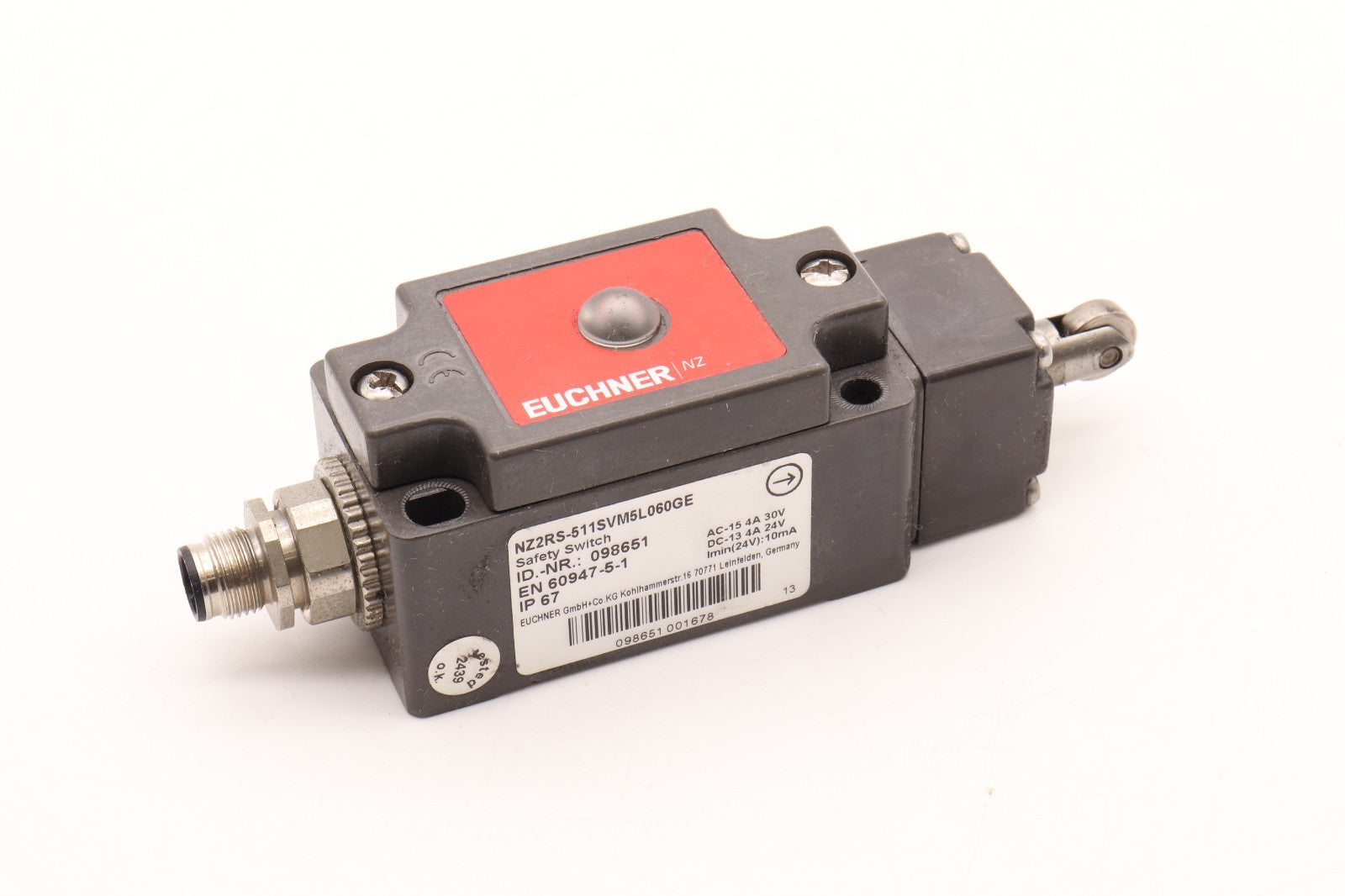 EUCHNER	NZ2RS-511SVM5L060GE	ID NR: 098651