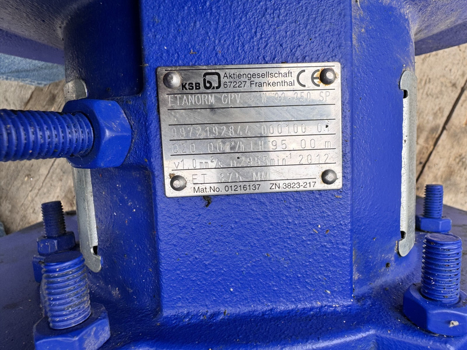 Ksb	1pc30381da334c a5	Ksb etanorm gpv-w32-250sp