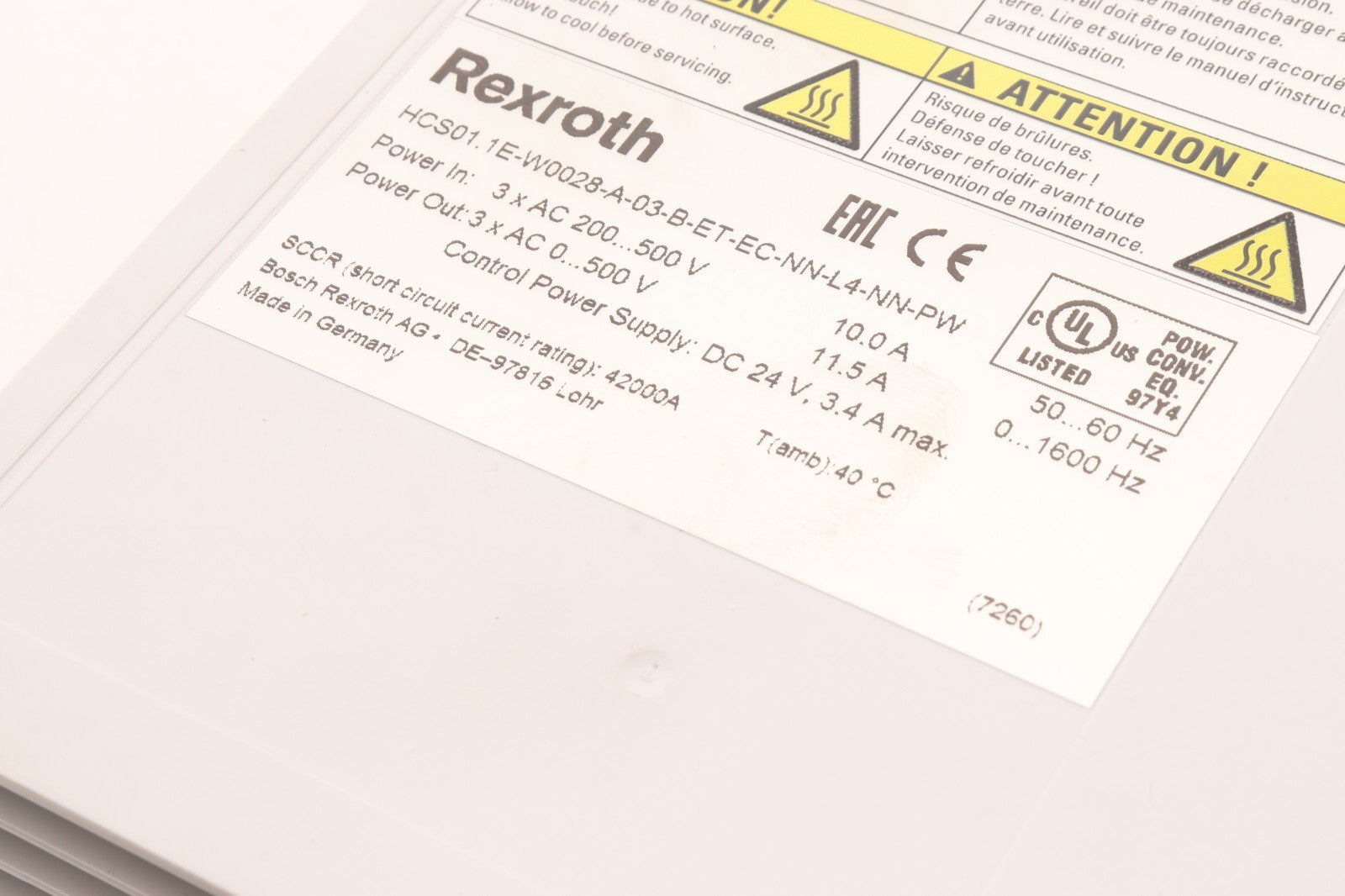 REXROTH	HCS01.1E-W0028-A-03-B-ET-EC-NN-L4-NN-PW