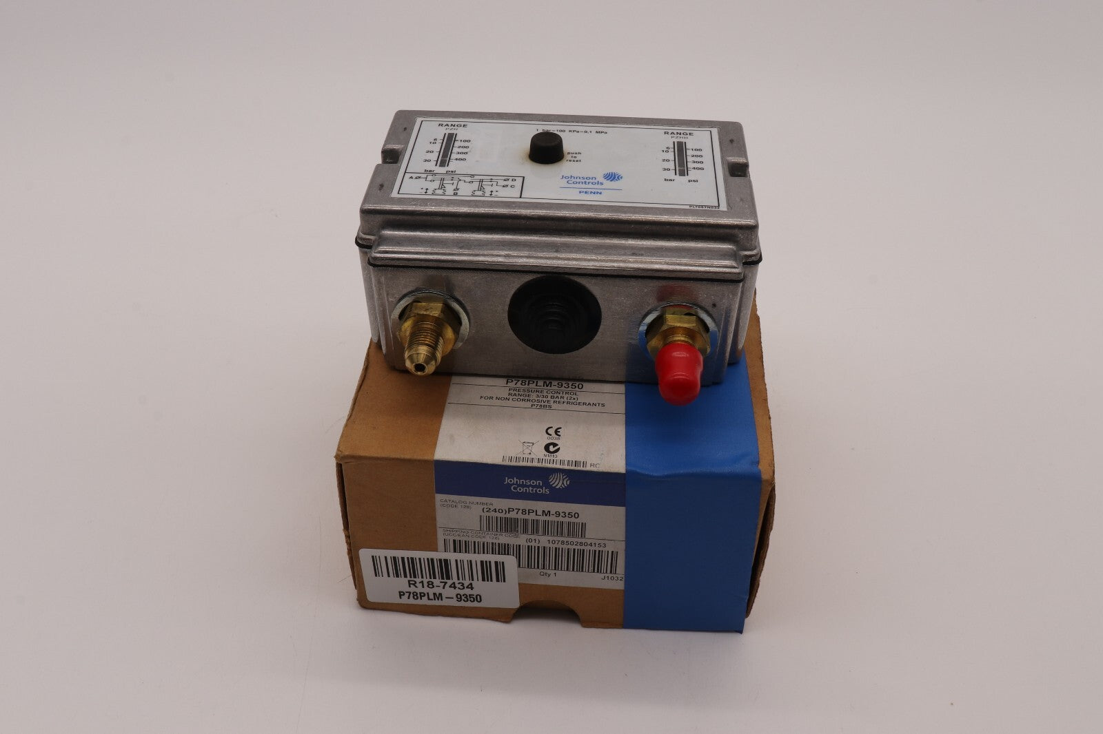 JOHNSON CONTROLS	PRESSURE CONTROL	P78PLM-9350
