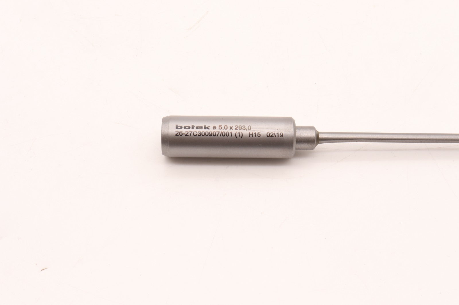 BOTEK	DEEP HOLE DRILL Ø 5.0 x 293 H15	26-27C300907/001