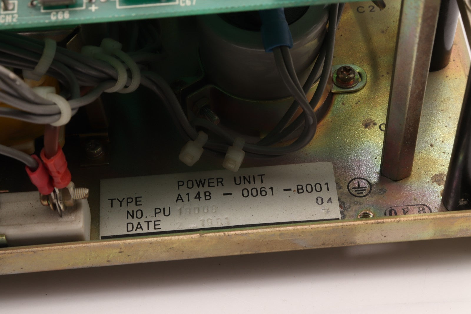 FUJITSU  FANUC LTD  POWER UNIT A14B-0061-B001
