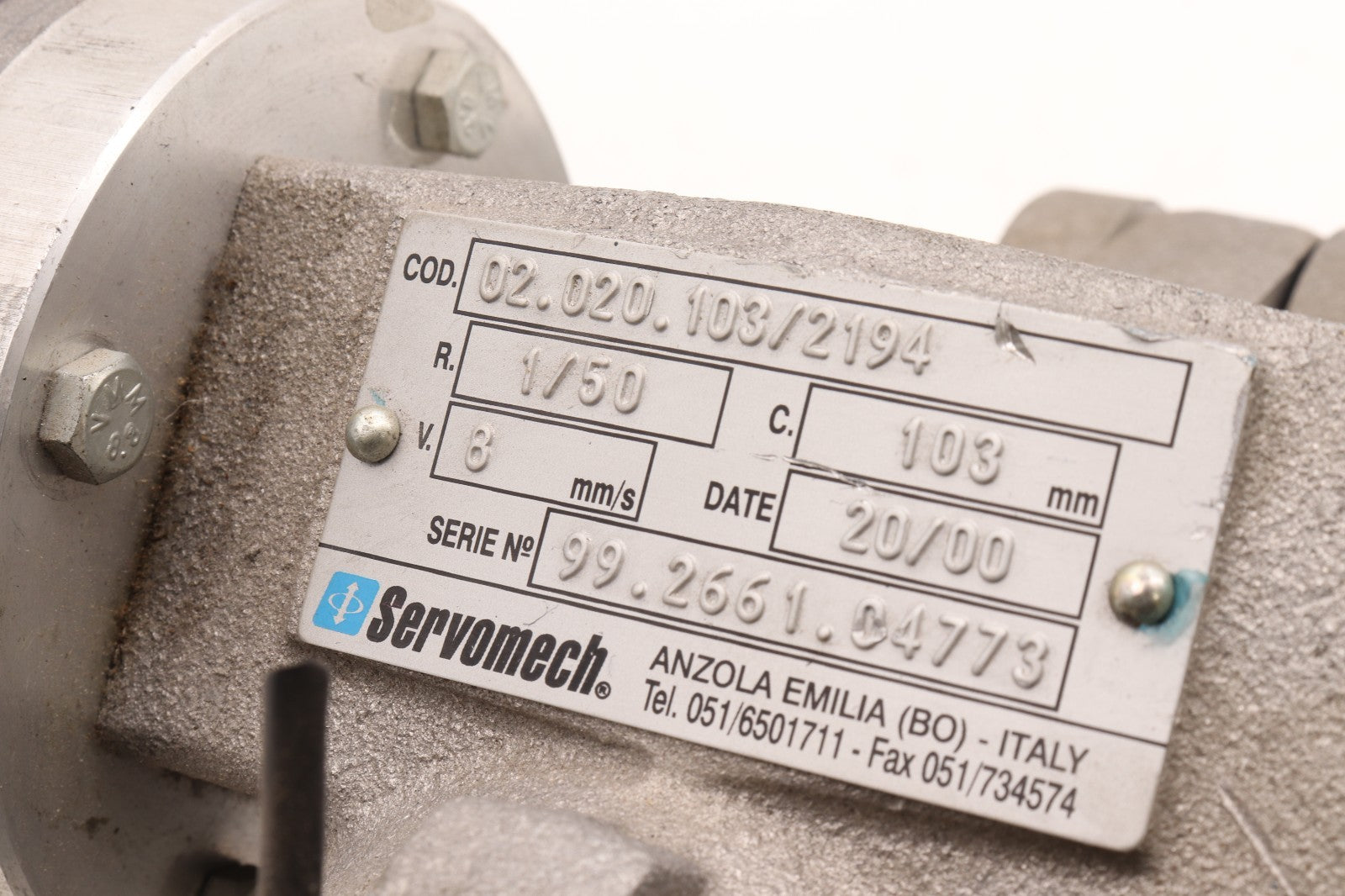SERVOMECH	DC MOTOR LENZE 361077/21	PENTAX 5X 30 B14/56   SERVOMECH 02.020.103/21