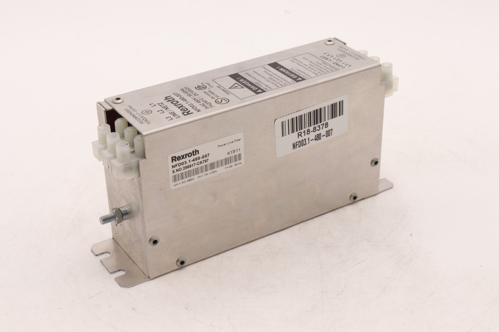 REXROTH	POWER LINE FILTER NFD03.1-480-007	NFD03.1-480-007