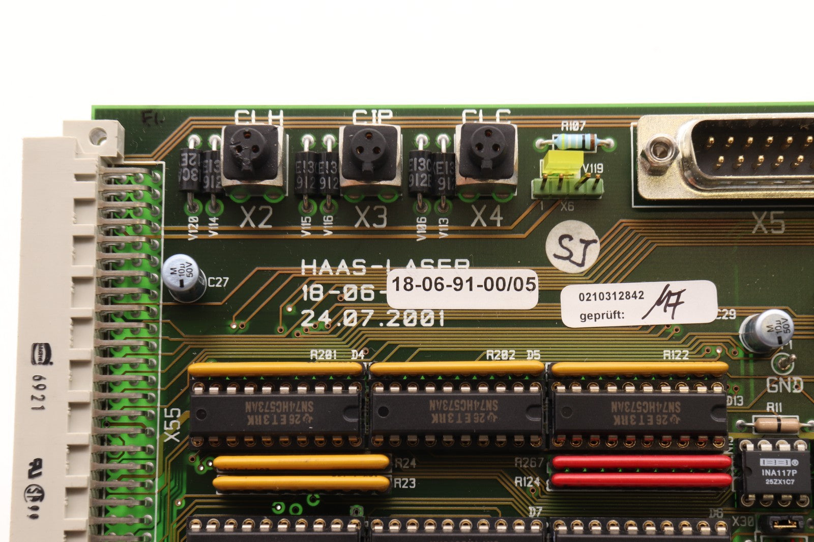 HAAS-LASER  CONTROLLER CARD  18-06-91-00/05