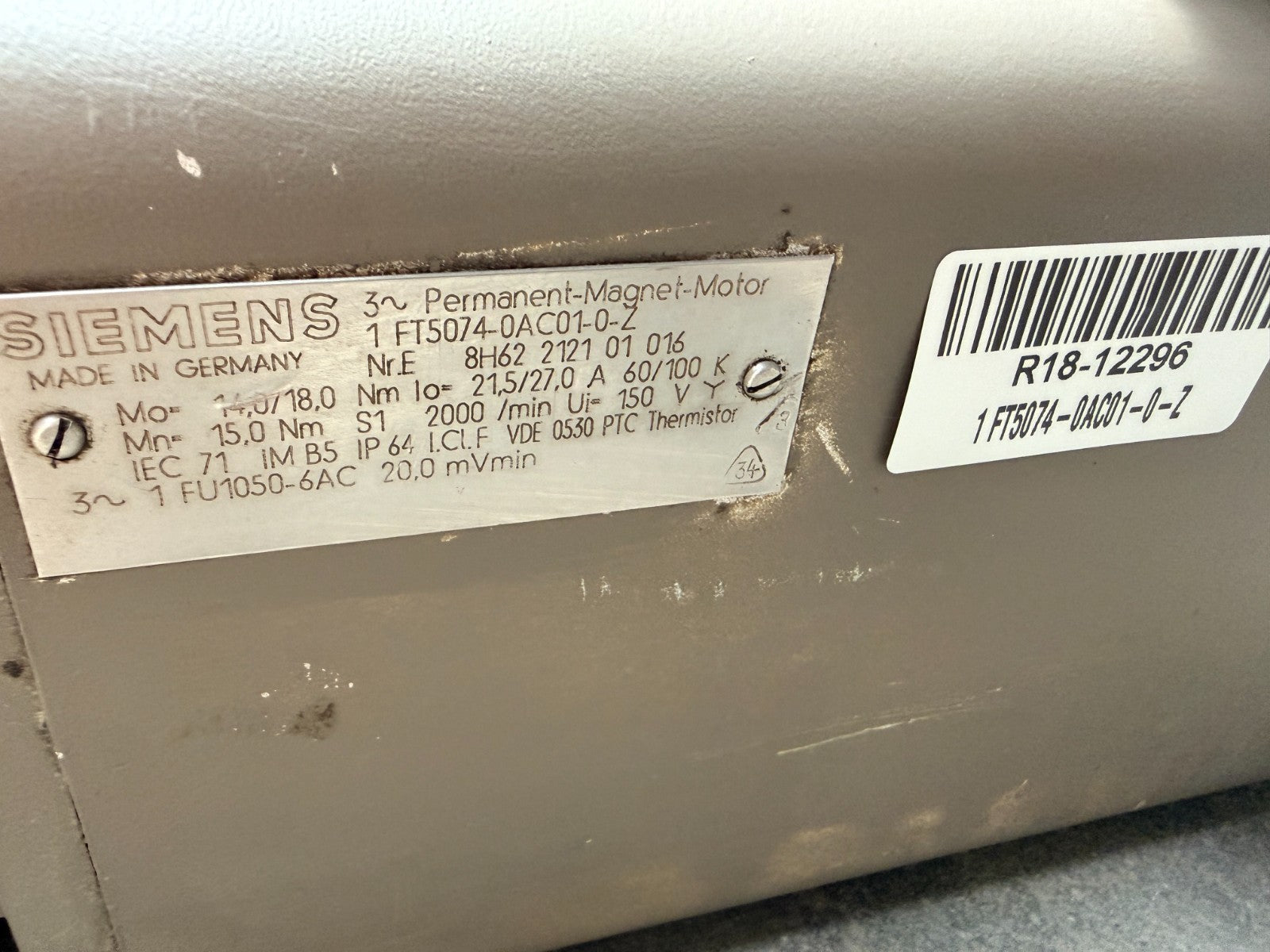 SIEMENS	1 FT5074-0AC01-0-Z