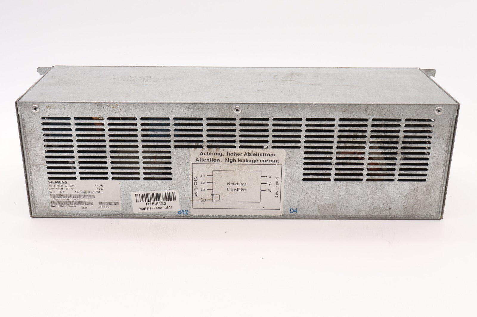 SIEMENS LINE-FILTER FOR I/R 6SN1111-0AA01-2BA0