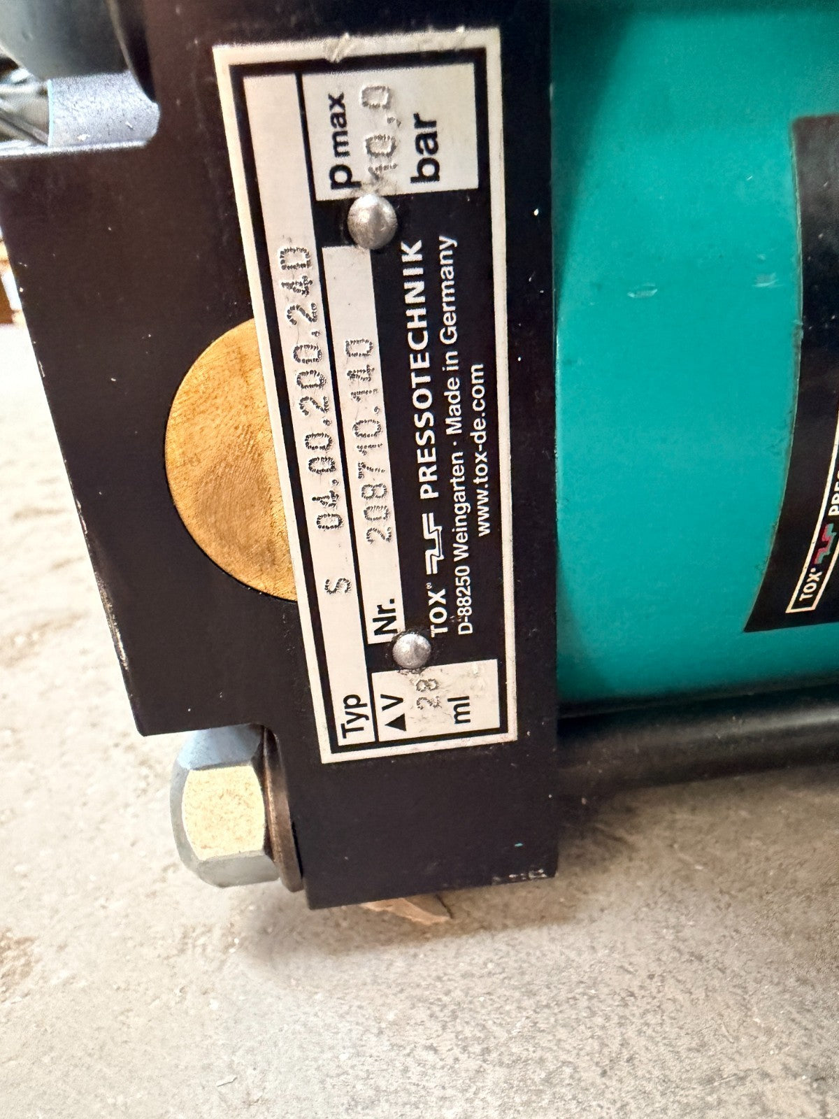 TOX PRESSOTECHNIK	  S 04.00.200.24D	NR. 208710.140