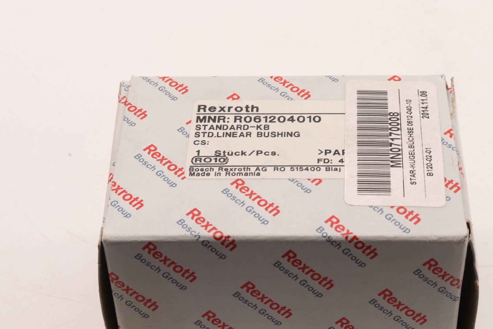 REXROTH MNR: R061204010 STD. LINEAR BUSHING