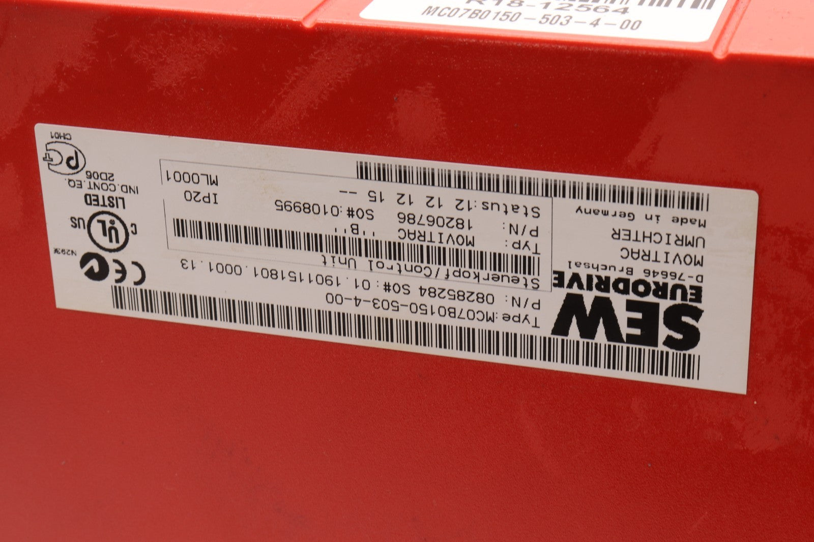 SEW-EURODRIVE	MC07B0150-503-4-00	08285284 S0#
