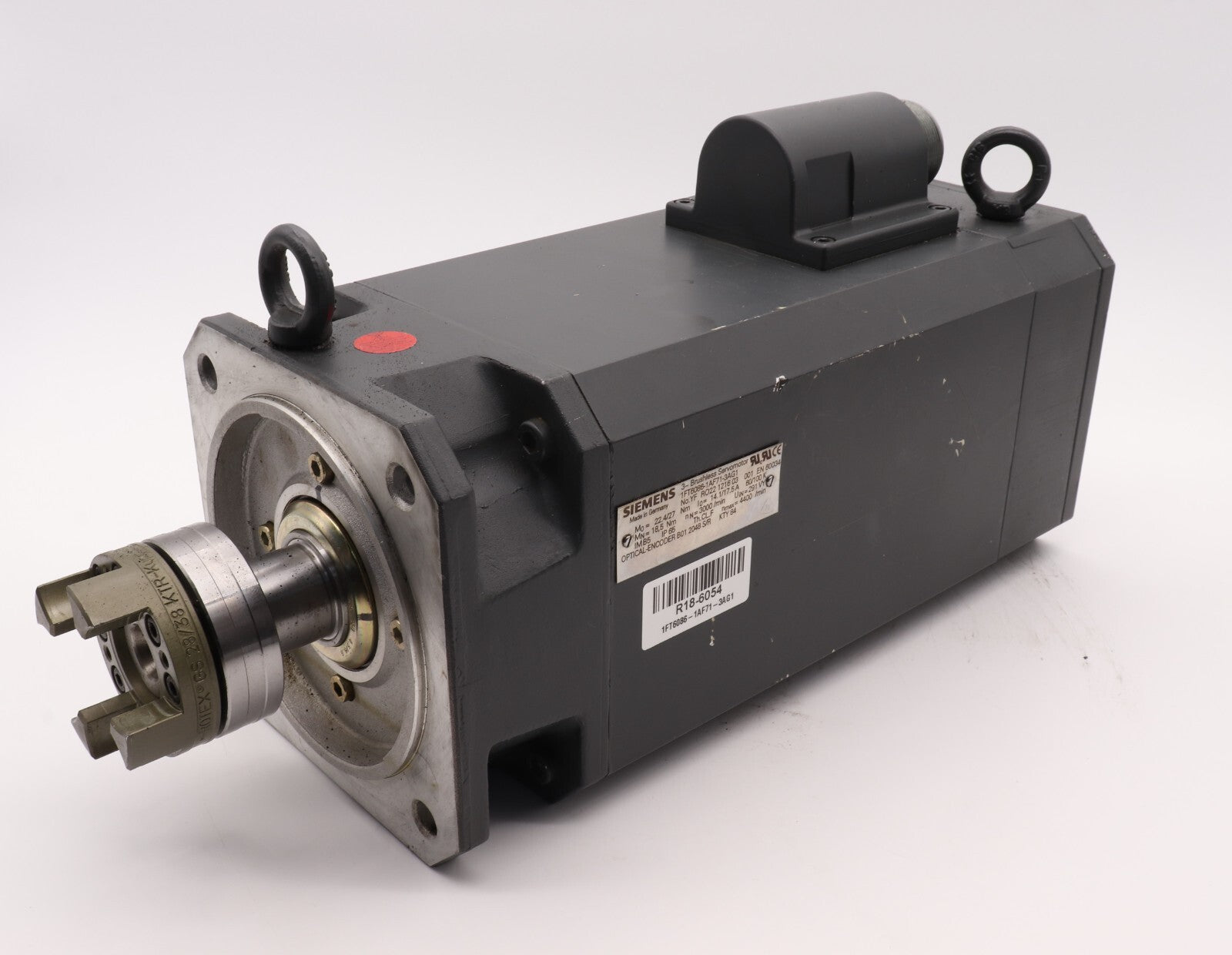 SIEMENS 3 PHASE ELECTRO MAGNET MOTOR 1FT6086-1AF71-3AG1