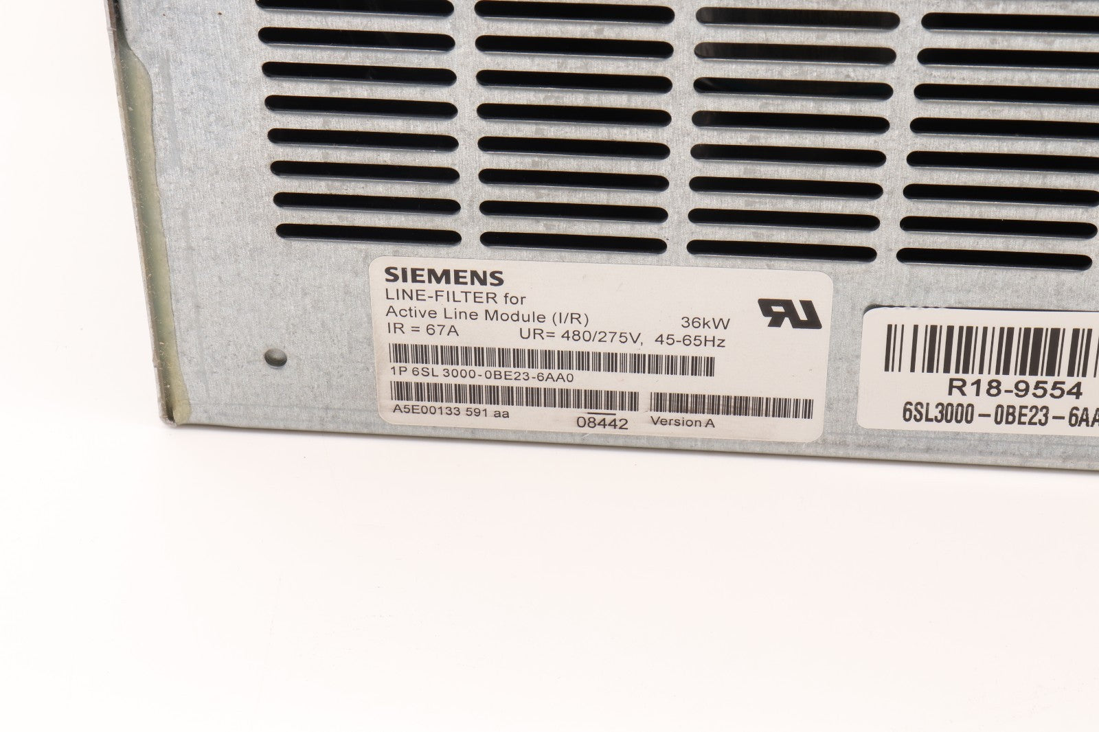 SIEMENS LINE-FILTER FOR I/R	6SL3000-0BE23-6AA0