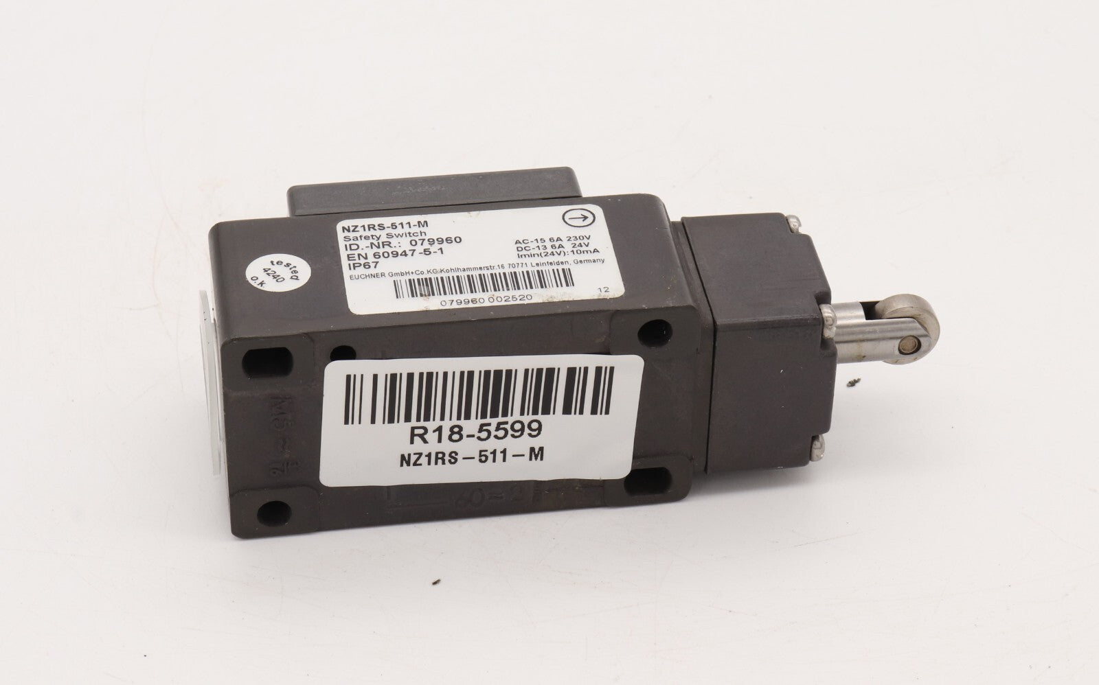 EUCHNER SAFETY SWITCH NZ1RS-511-M